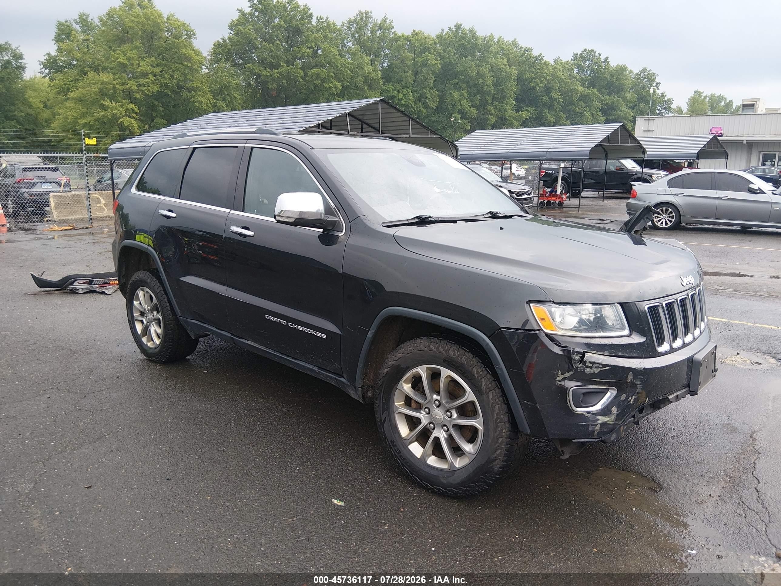 2015 Jeep Grand Cherokee Limited Черный vin: 1C4RJFBG0FC887138