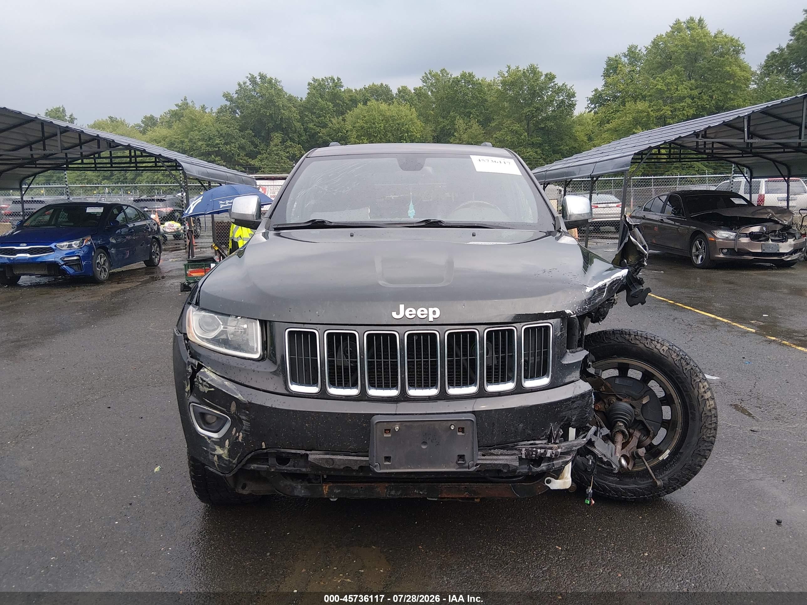 2015 Jeep Grand Cherokee Limited Black vin: 1C4RJFBG0FC887138