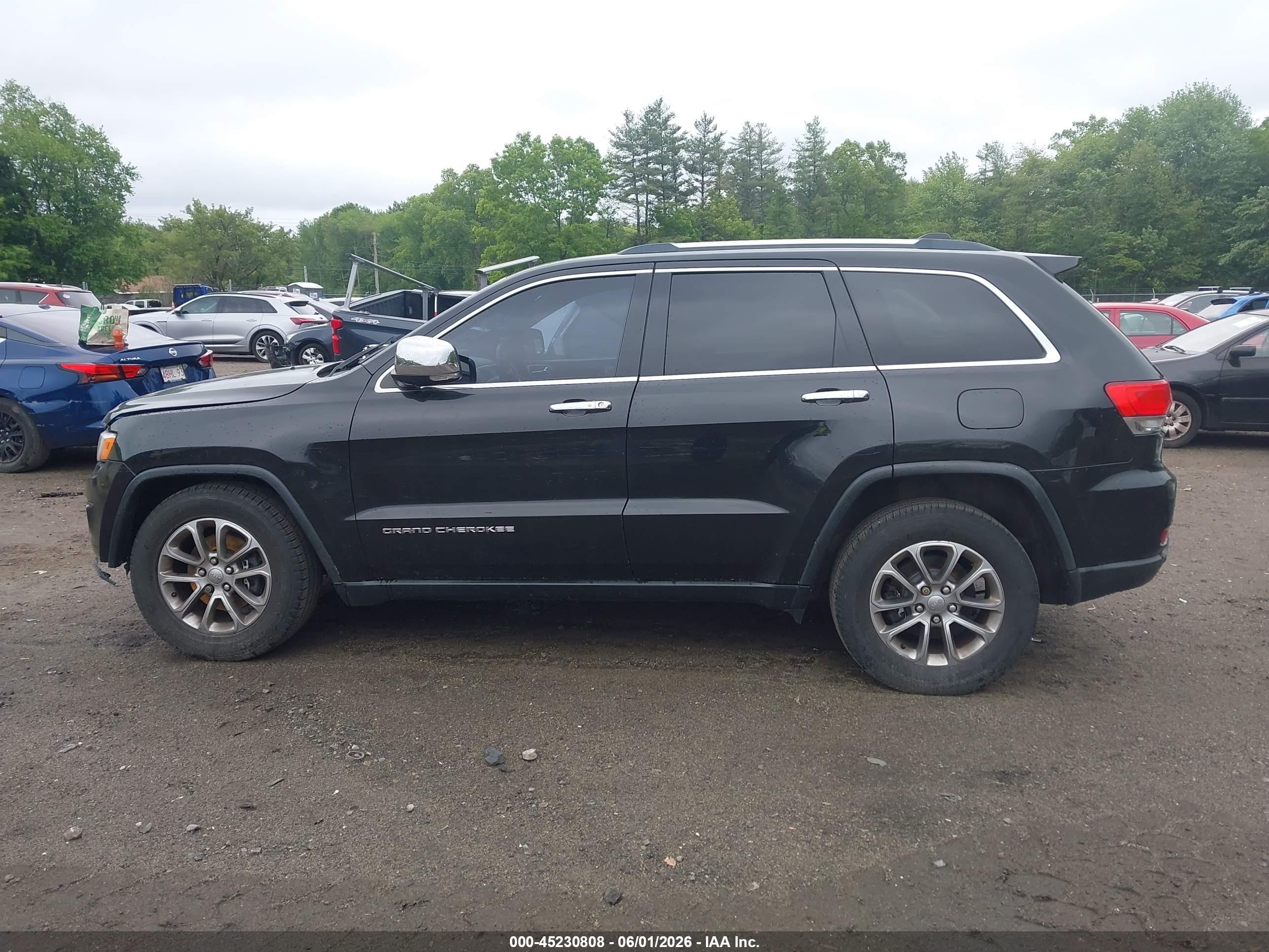 2015 Jeep Grand Cherokee Limited Black vin: 1C4RJFBG0FC898334