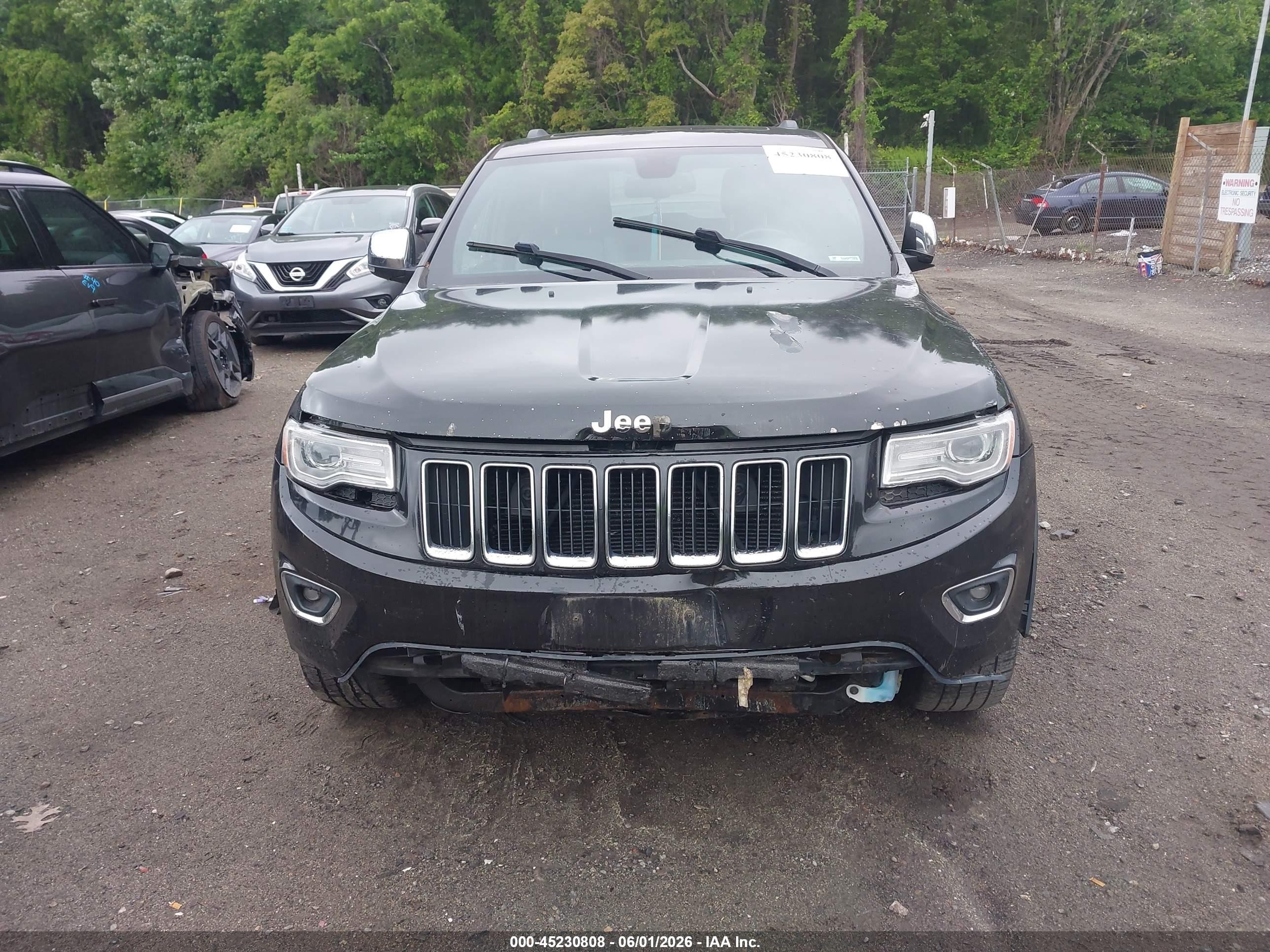2015 Jeep Grand Cherokee Limited Black vin: 1C4RJFBG0FC898334