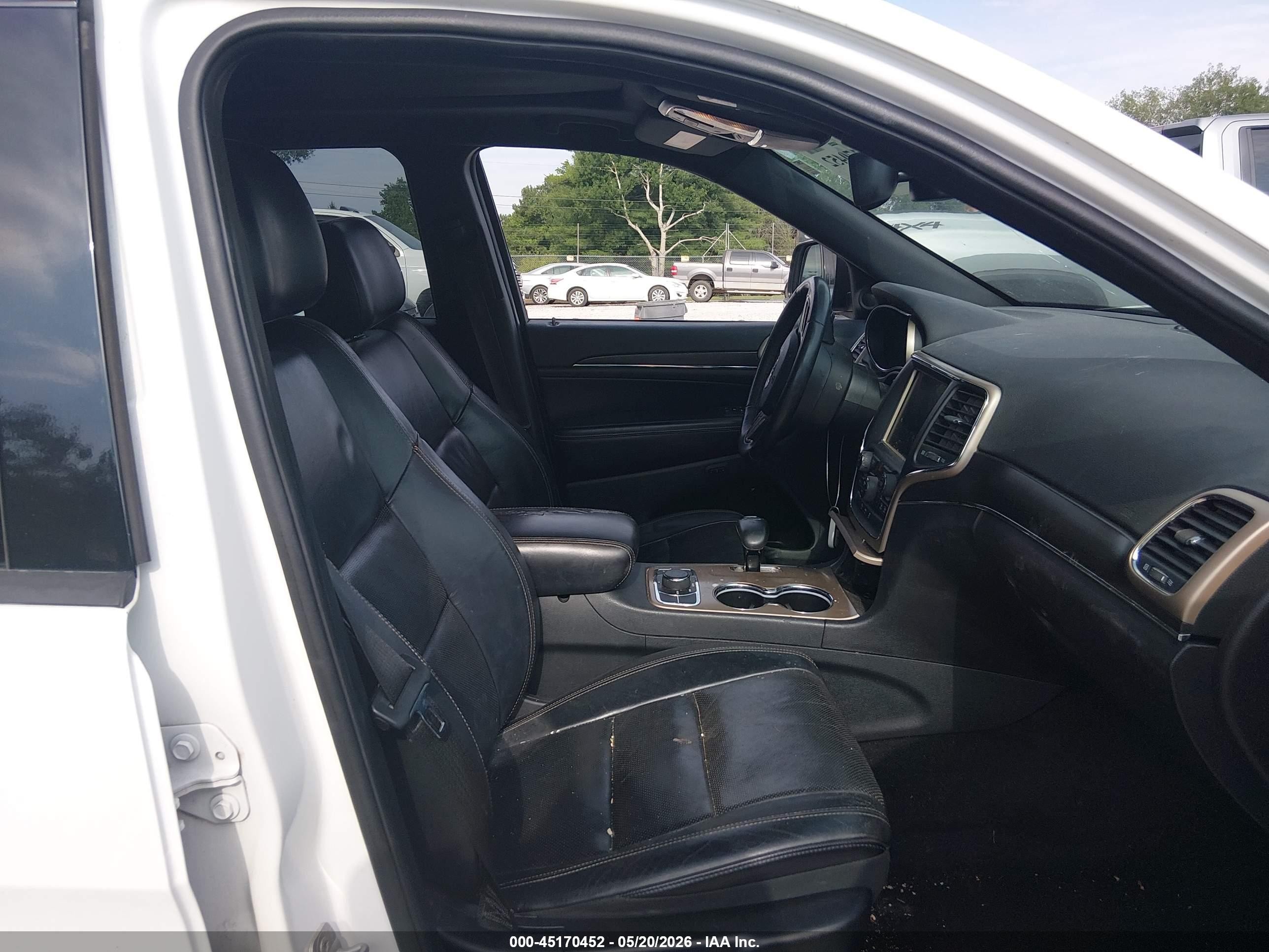 2015 Jeep Grand Cherokee Limited White vin: 1C4RJFBG0FC924706