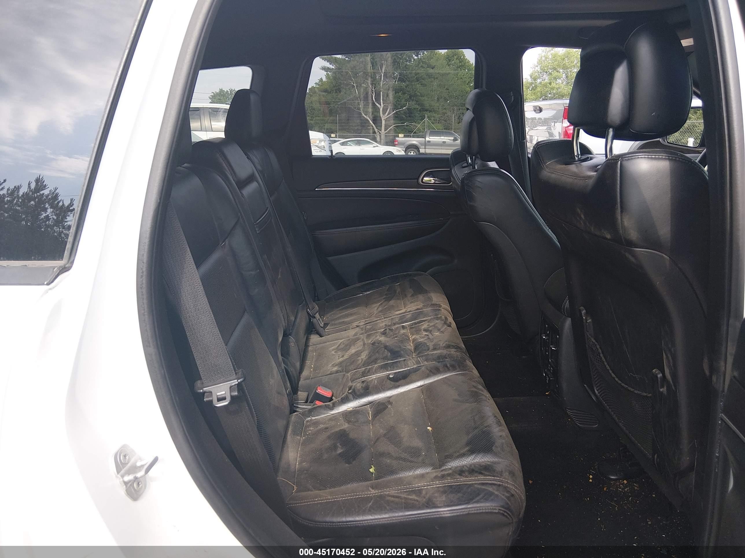 2015 Jeep Grand Cherokee Limited White vin: 1C4RJFBG0FC924706