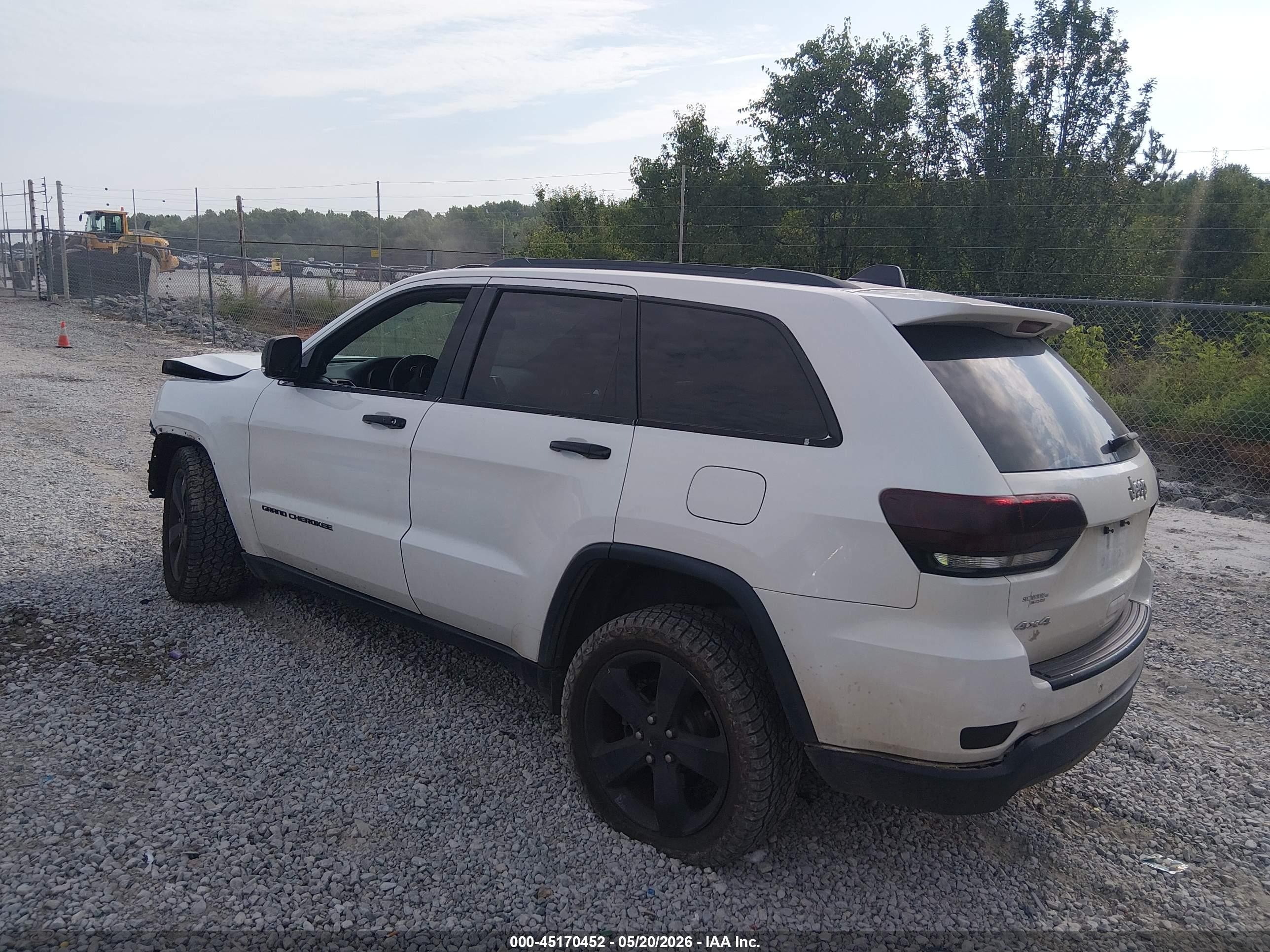 2015 Jeep Grand Cherokee Limited White vin: 1C4RJFBG0FC924706