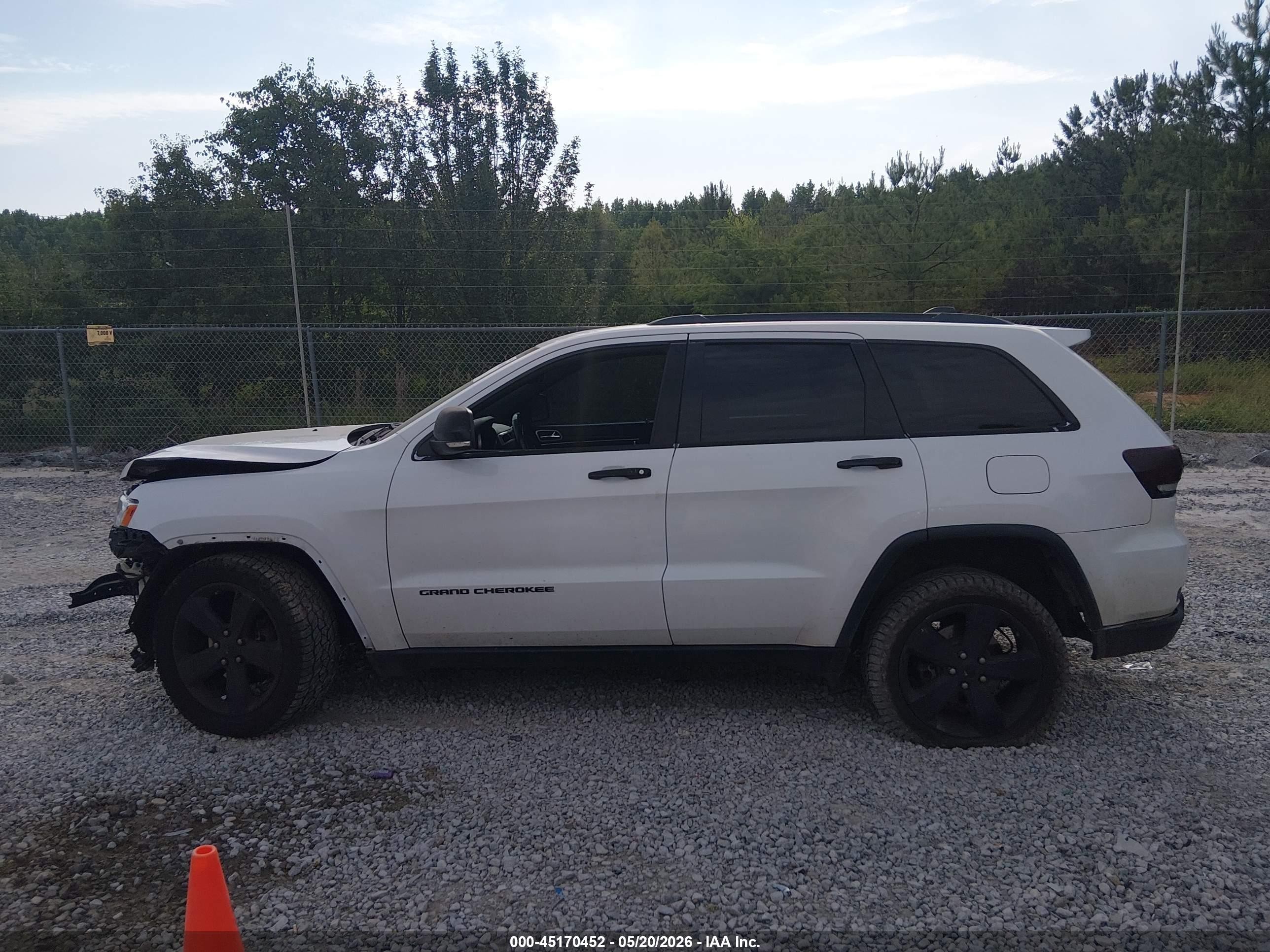 2015 Jeep Grand Cherokee Limited White vin: 1C4RJFBG0FC924706