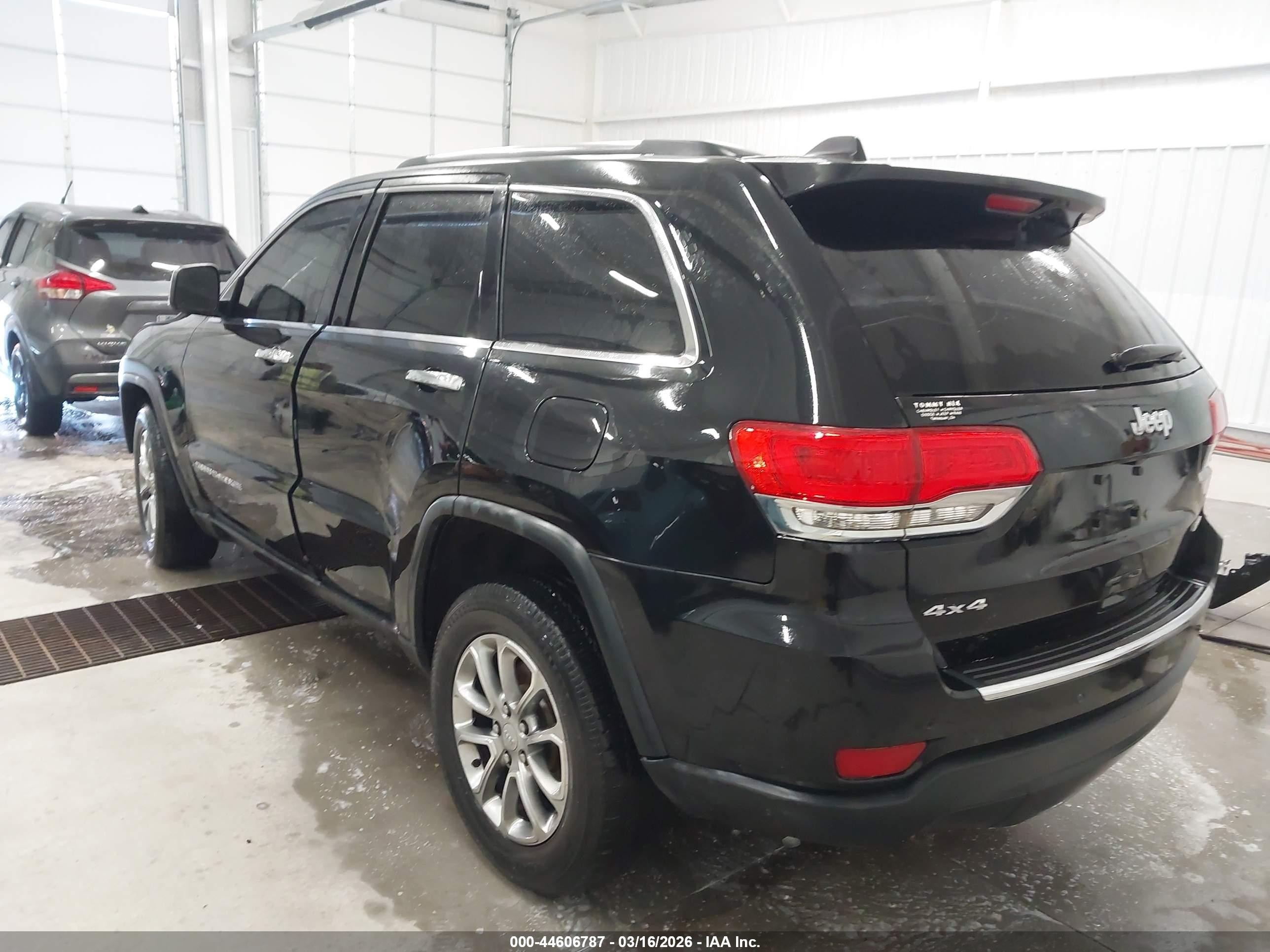 2015 Jeep Grand Cherokee Limited Black vin: 1C4RJFBG0FC943224