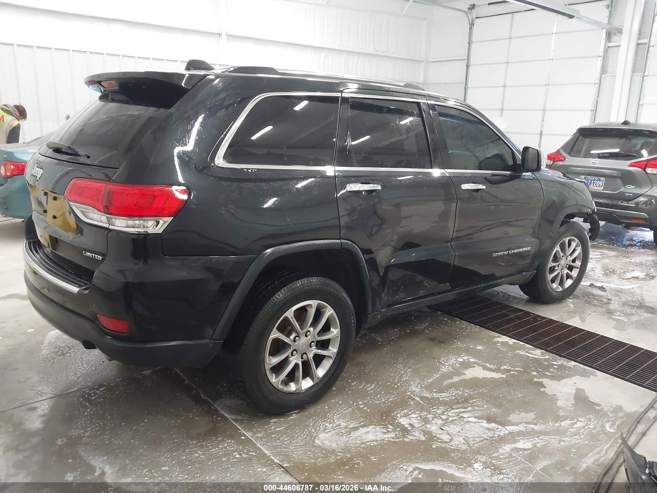 2015 Jeep Grand Cherokee Limited Black vin: 1C4RJFBG0FC943224