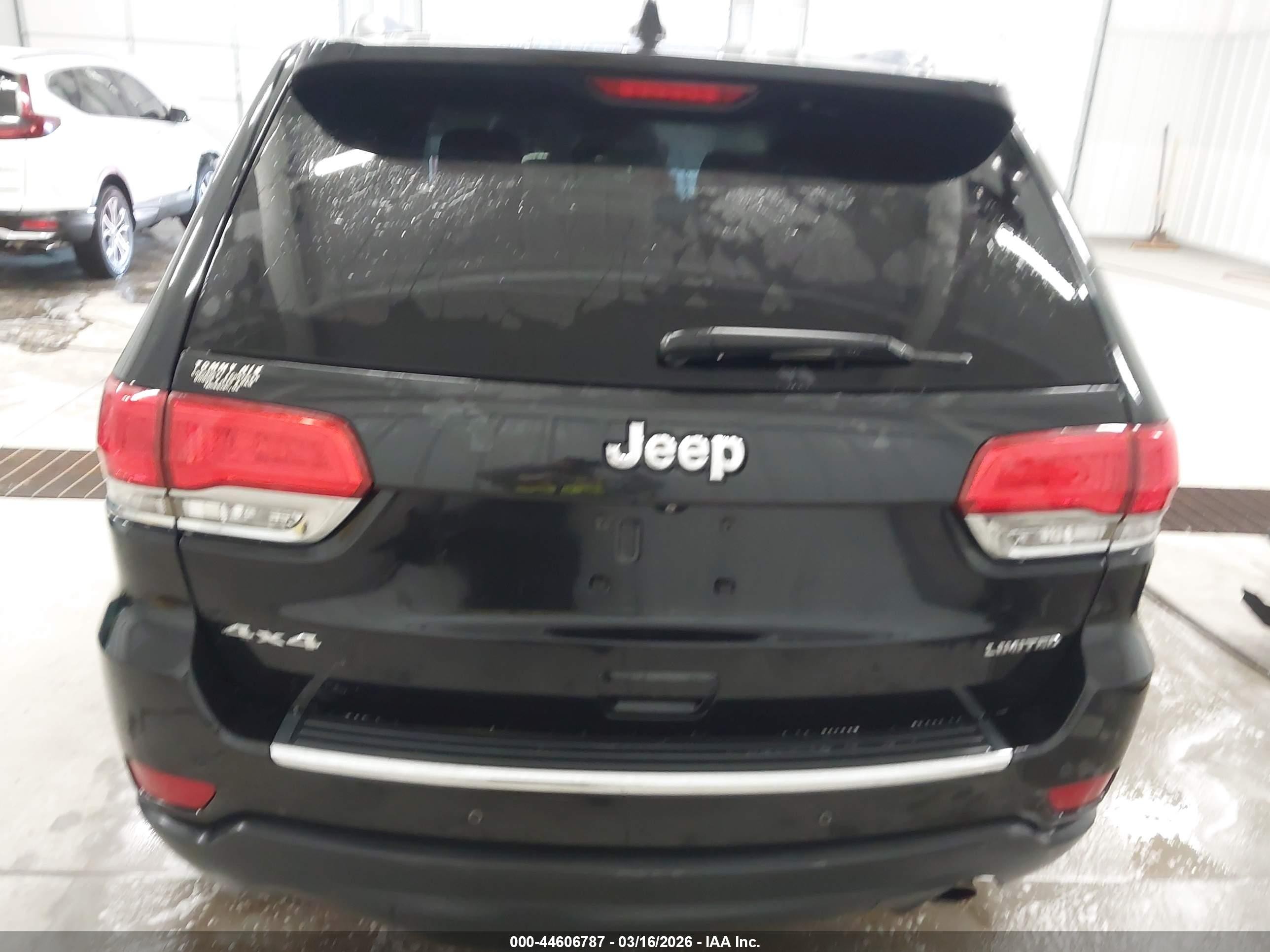 2015 Jeep Grand Cherokee Limited Black vin: 1C4RJFBG0FC943224