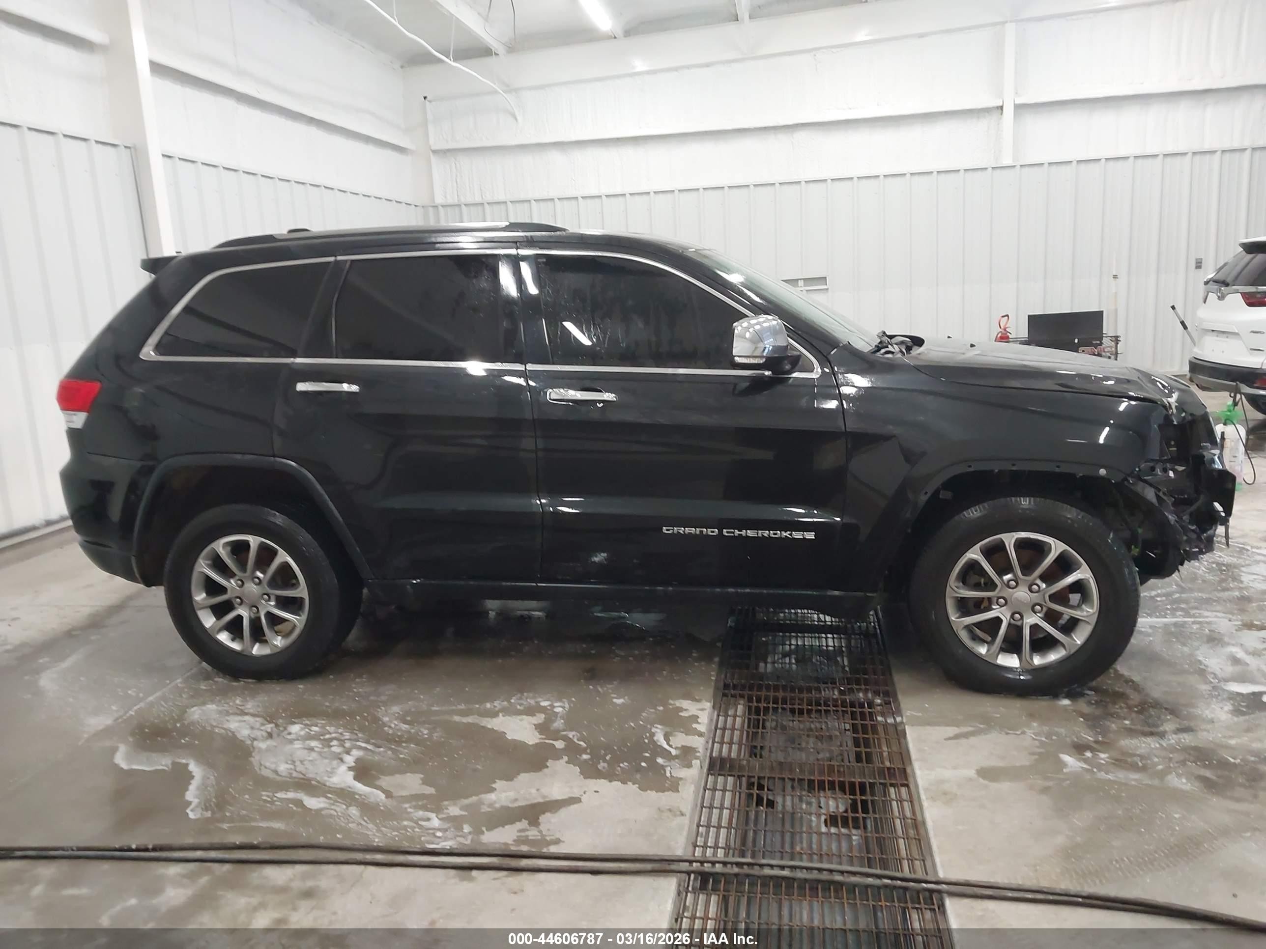 2015 Jeep Grand Cherokee Limited Black vin: 1C4RJFBG0FC943224