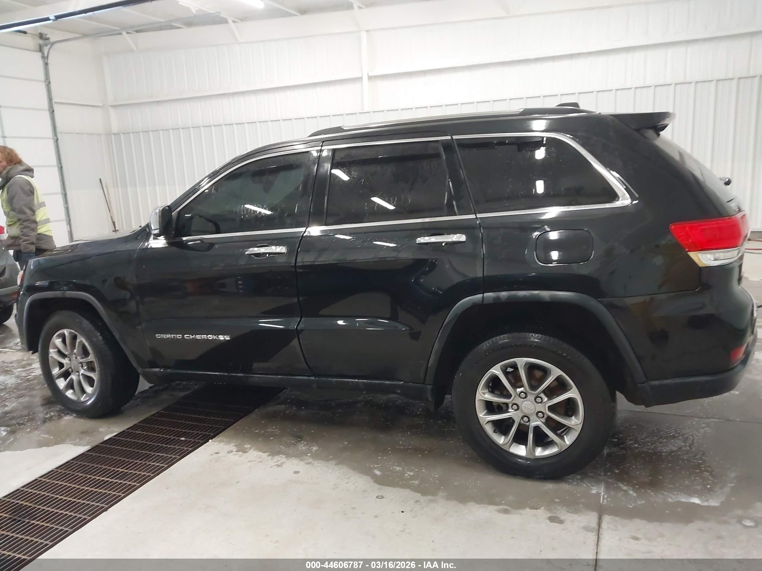 2015 Jeep Grand Cherokee Limited Black vin: 1C4RJFBG0FC943224
