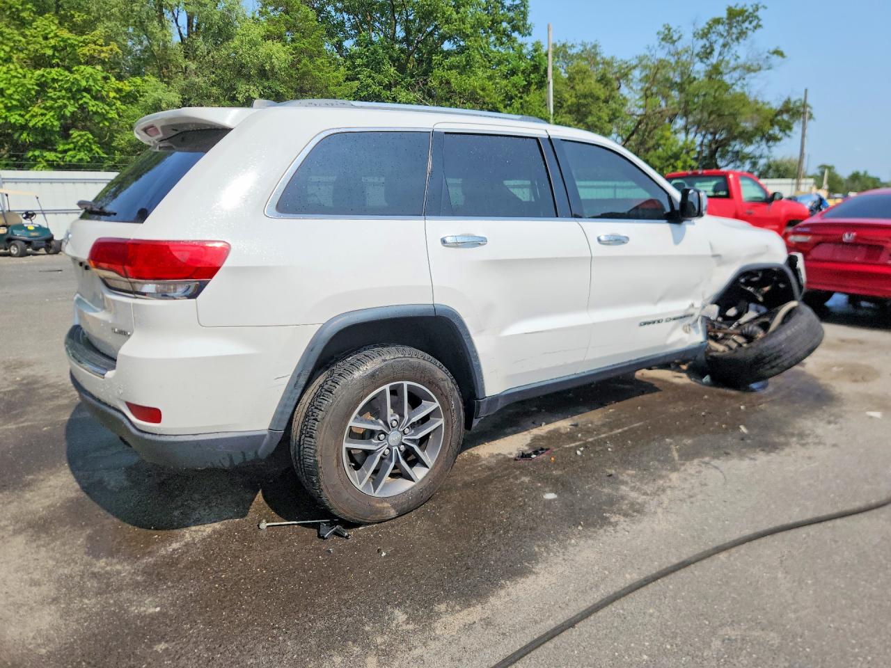 2017 Jeep Grand Cherokee Limited White vin: 1C4RJFBG0HC602537