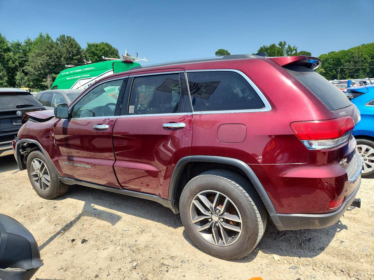 2017 Jeep Grand Cherokee Limited Burgundy vin: 1C4RJFBG0HC864056