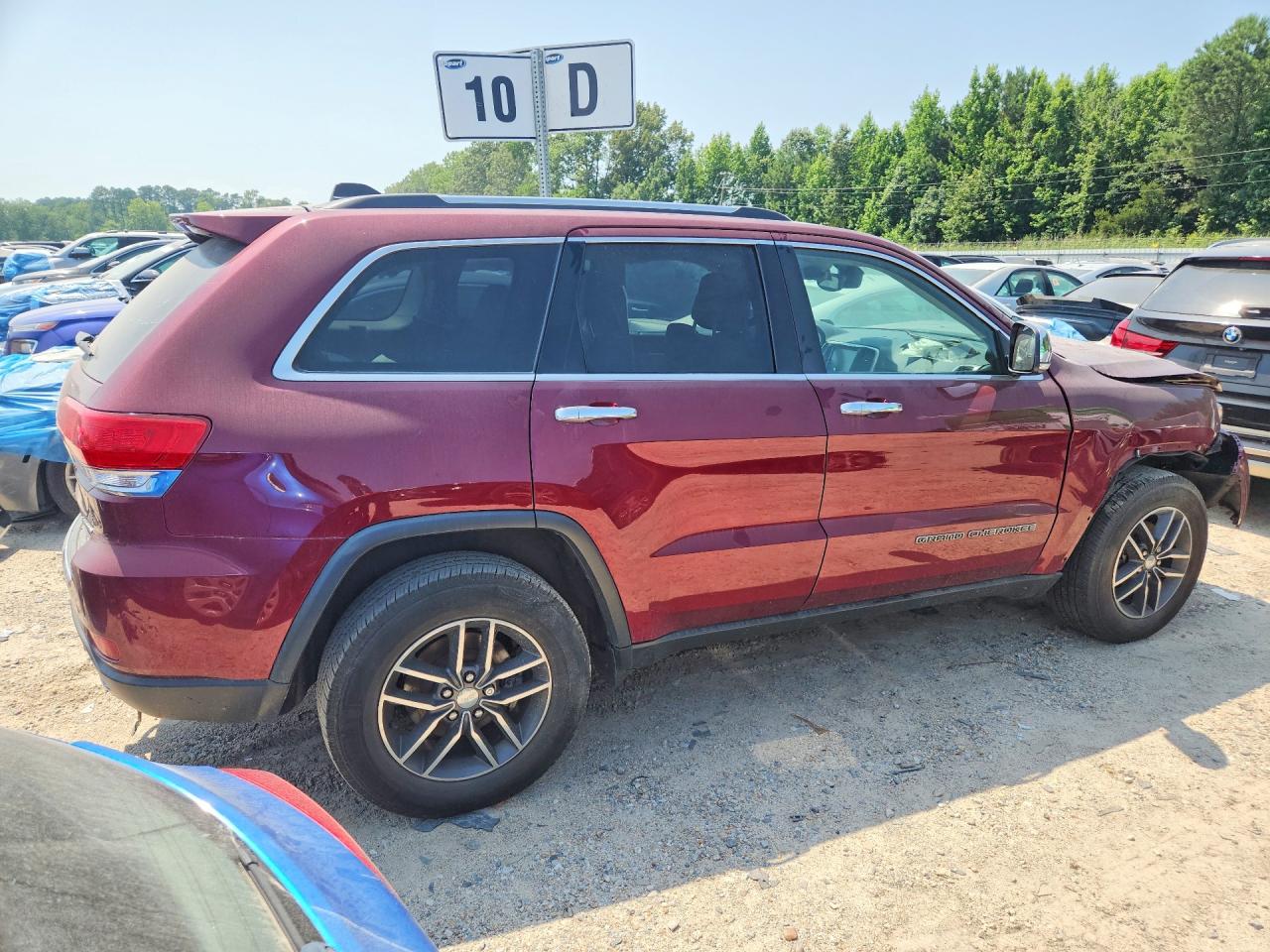 2017 Jeep Grand Cherokee Limited Burgundy vin: 1C4RJFBG0HC864056