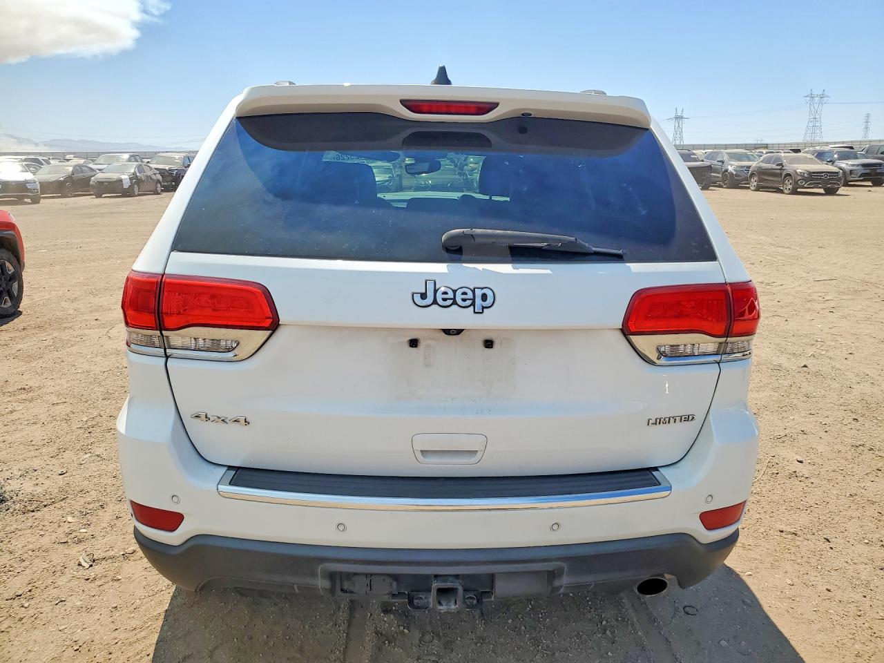 2017 Jeep Grand Cherokee Limited White vin: 1C4RJFBG0HC949611