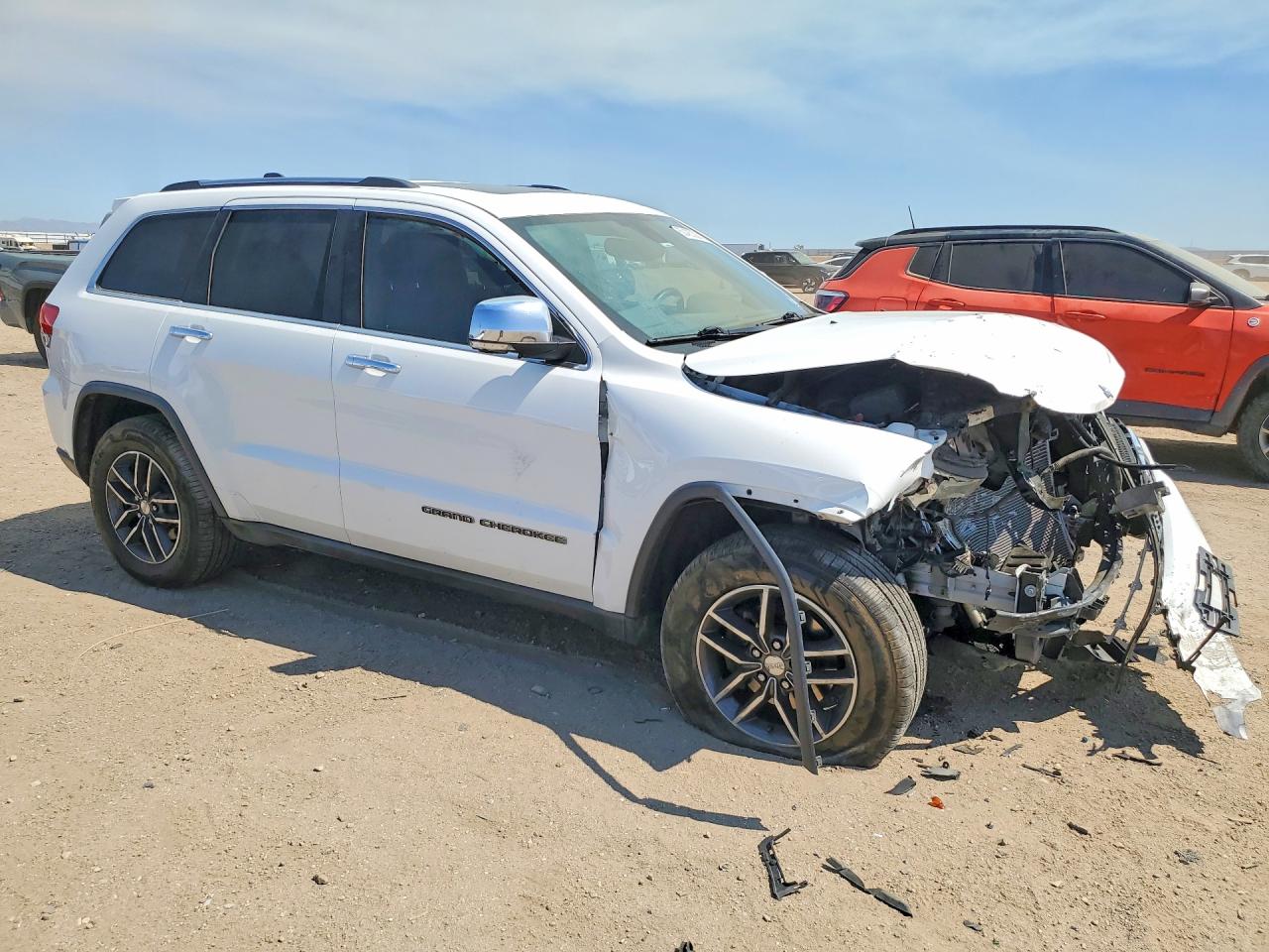 2017 Jeep Grand Cherokee Limited White vin: 1C4RJFBG0HC949611