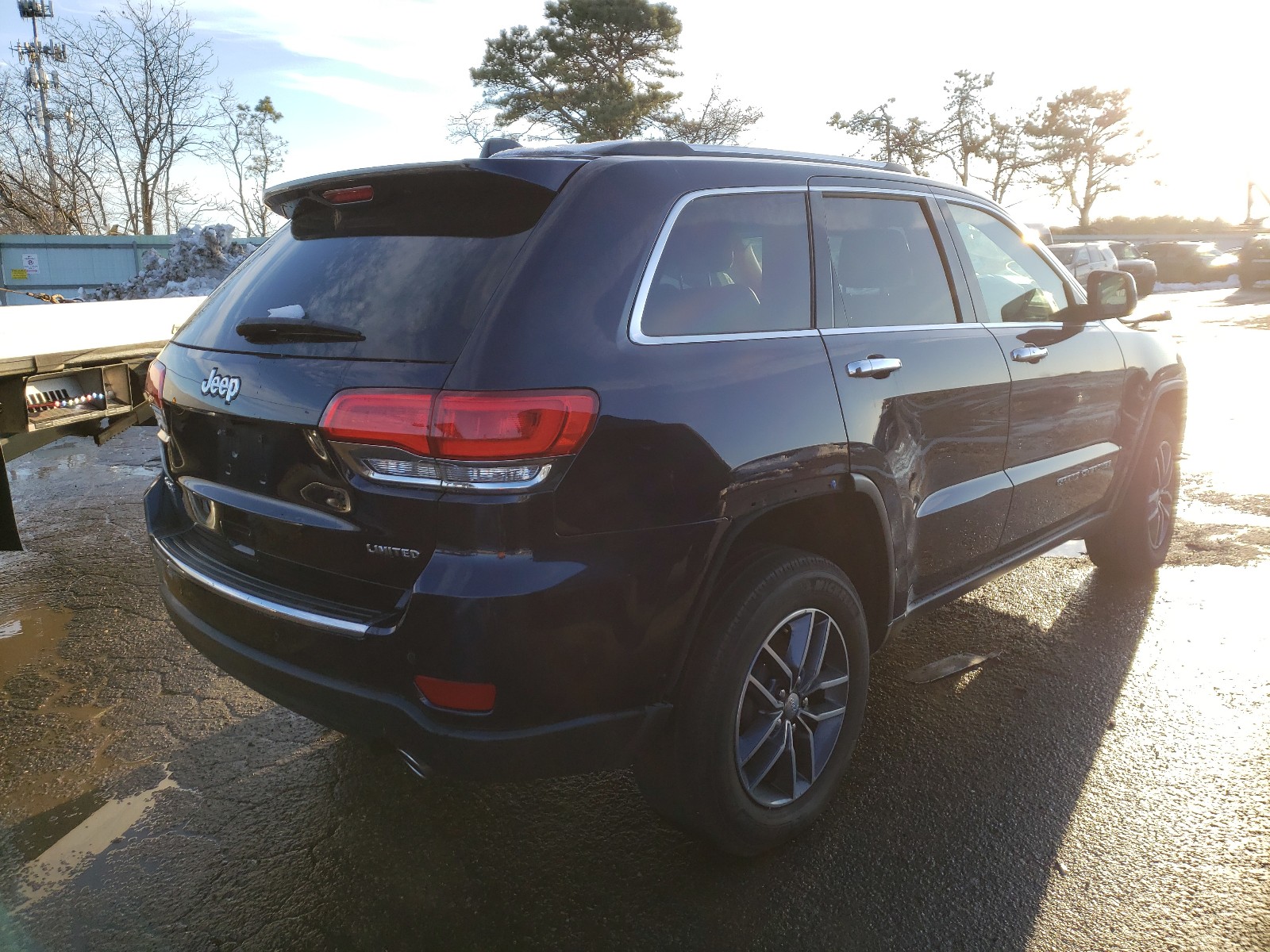 2018 Jeep Grand Cherokee Limited Синий vin: 1C4RJFBG0JC172367