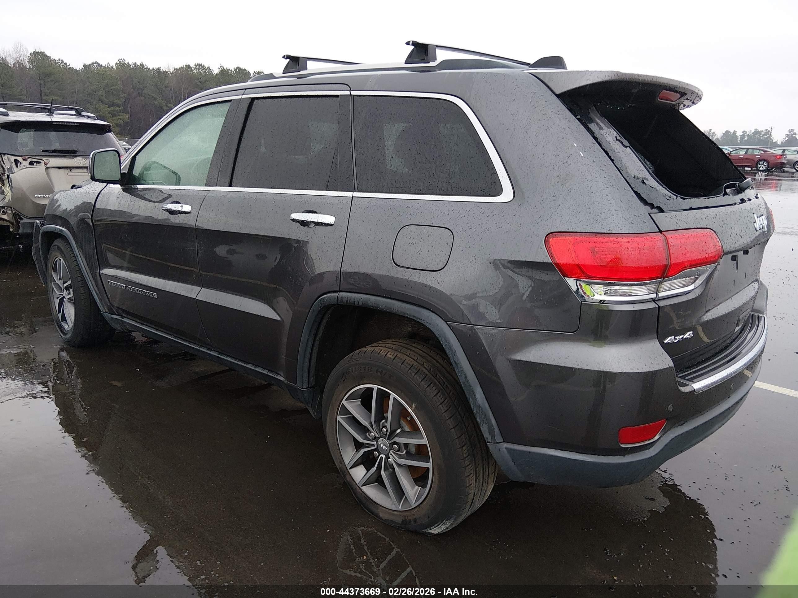 2018 Jeep Grand Cherokee Limited 4x4 Gray vin: 1C4RJFBG0JC321442