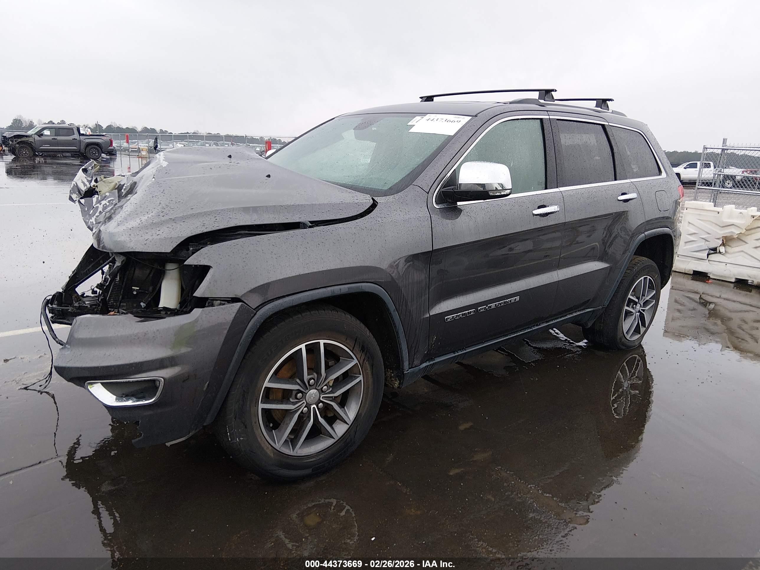 2018 Jeep Grand Cherokee Limited 4x4 Gray vin: 1C4RJFBG0JC321442