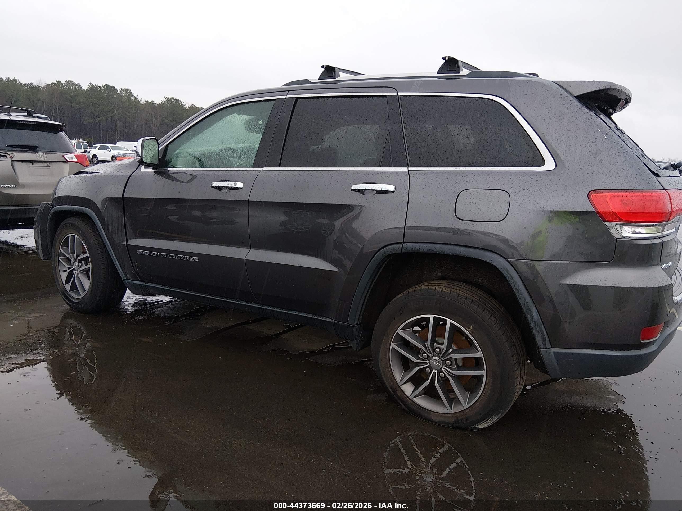2018 Jeep Grand Cherokee Limited 4x4 Gray vin: 1C4RJFBG0JC321442