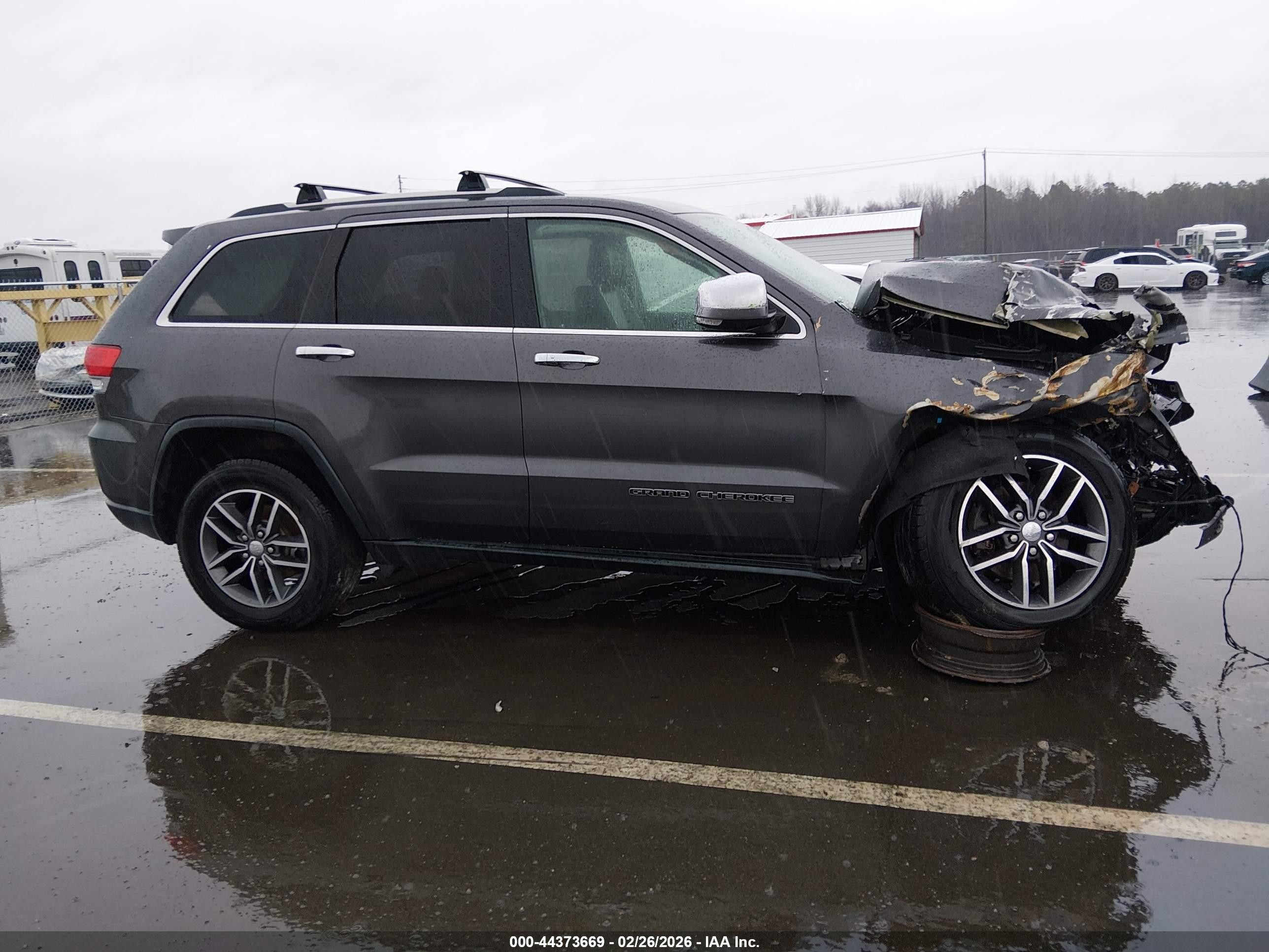 2018 Jeep Grand Cherokee Limited 4x4 Gray vin: 1C4RJFBG0JC321442