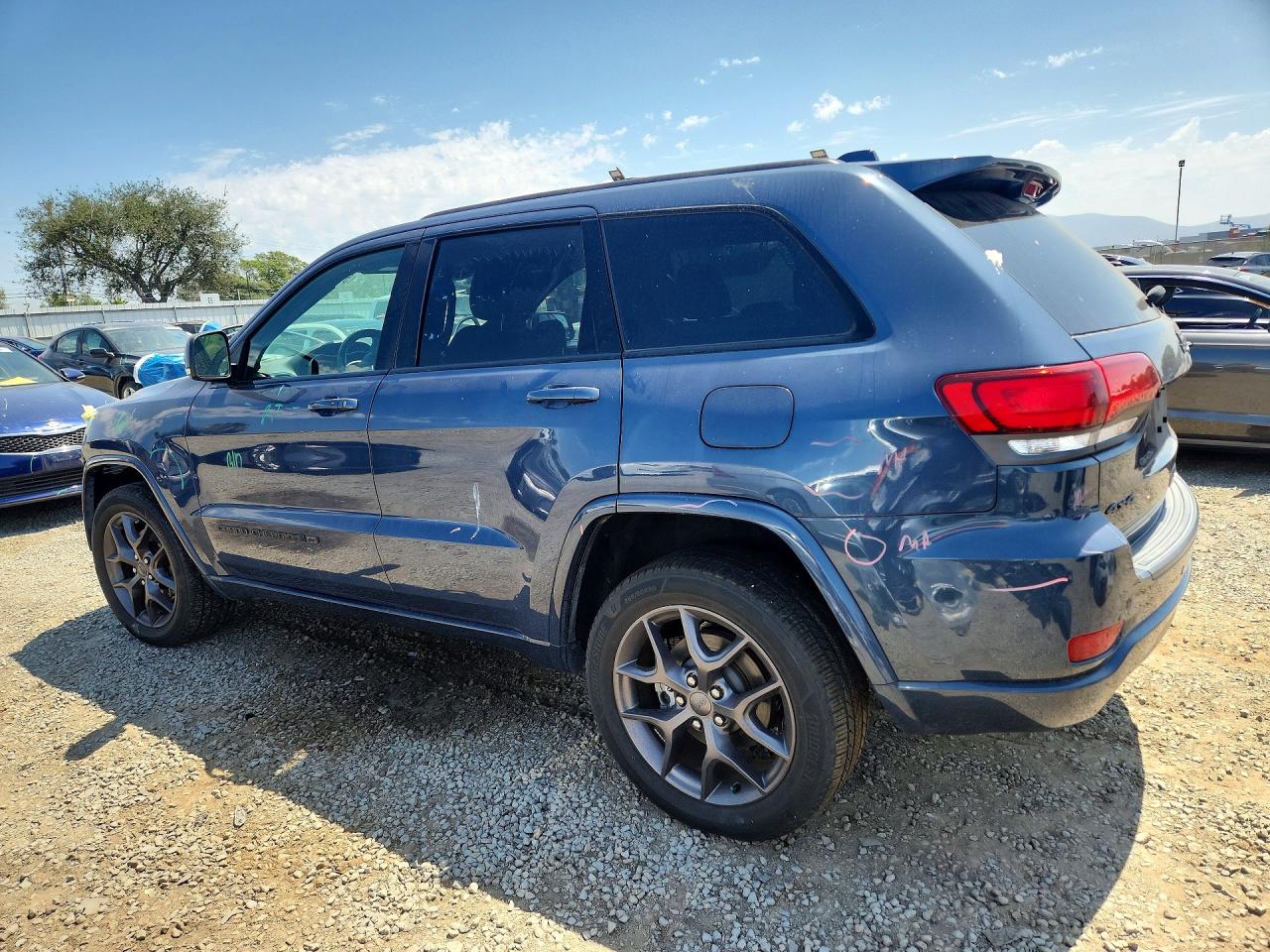 2021 Jeep Grand Cherokee Limited Синий vin: 1C4RJFBG0MC602807