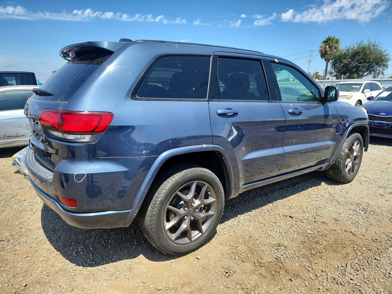 2021 Jeep Grand Cherokee Limited Синий vin: 1C4RJFBG0MC602807