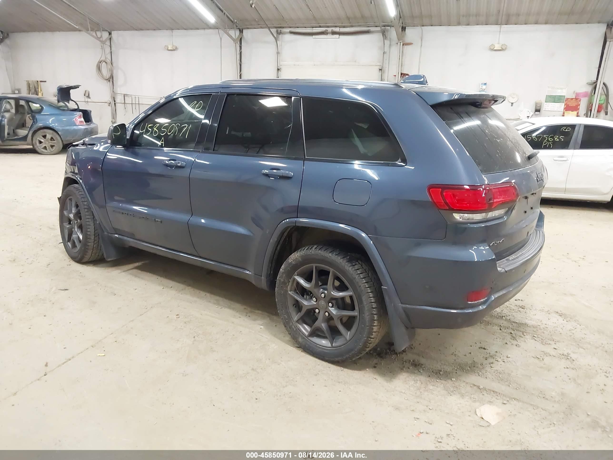 2021 Jeep Grand Cherokee 80th Anniversary 4x4 Blue vin: 1C4RJFBG0MC732439