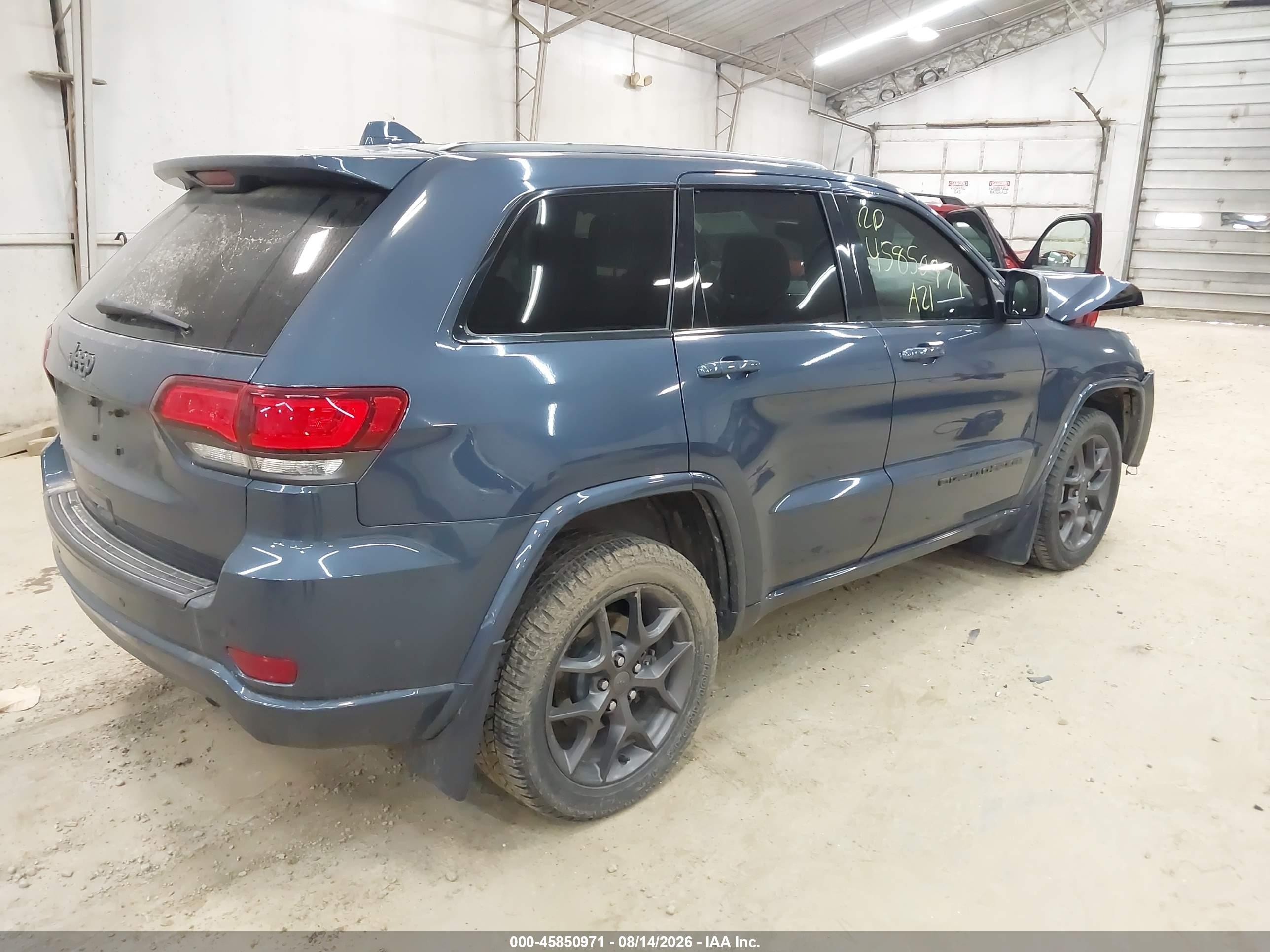 2021 Jeep Grand Cherokee 80th Anniversary 4x4 Blue vin: 1C4RJFBG0MC732439