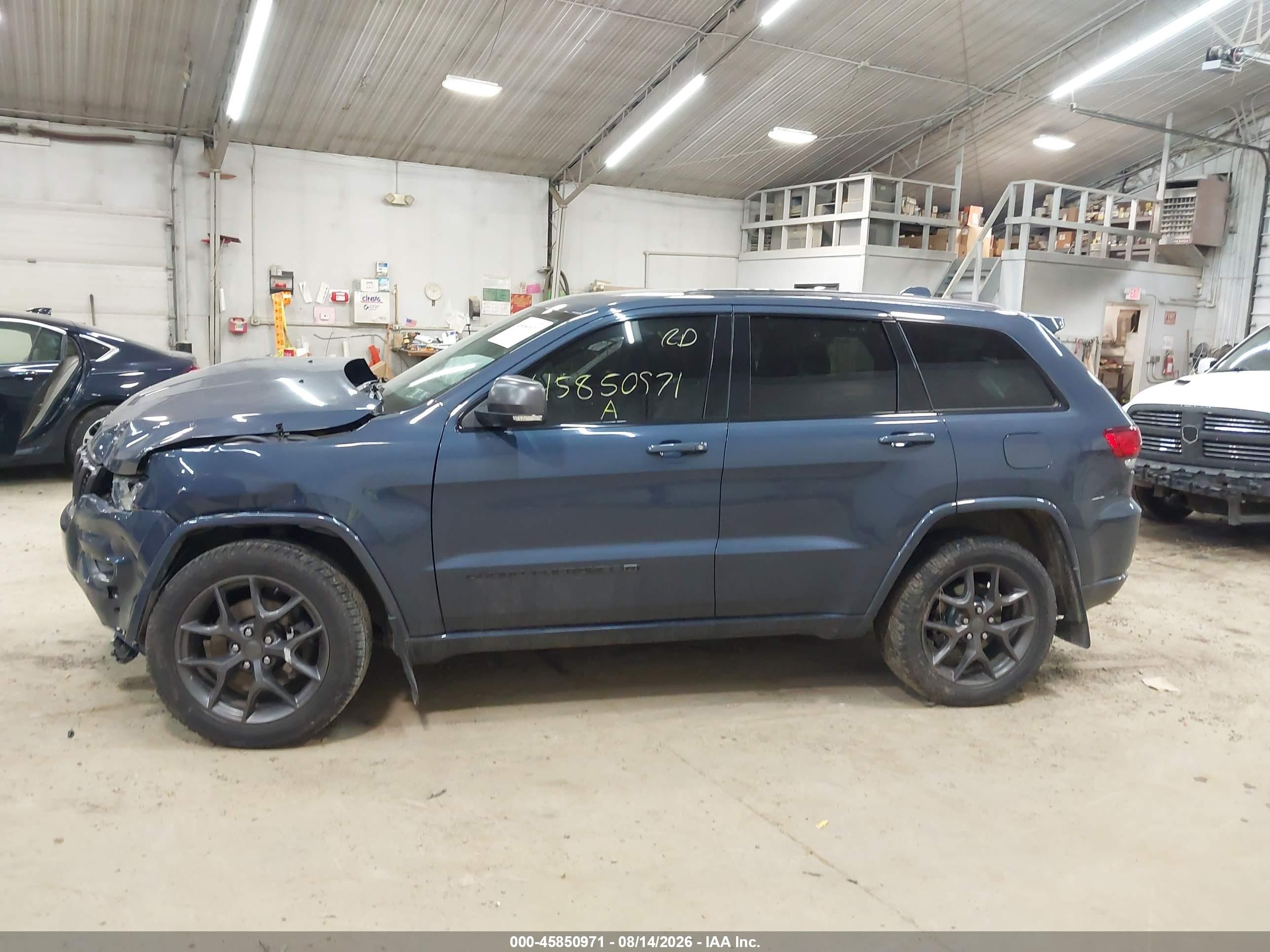 2021 Jeep Grand Cherokee 80th Anniversary 4x4 Blue vin: 1C4RJFBG0MC732439