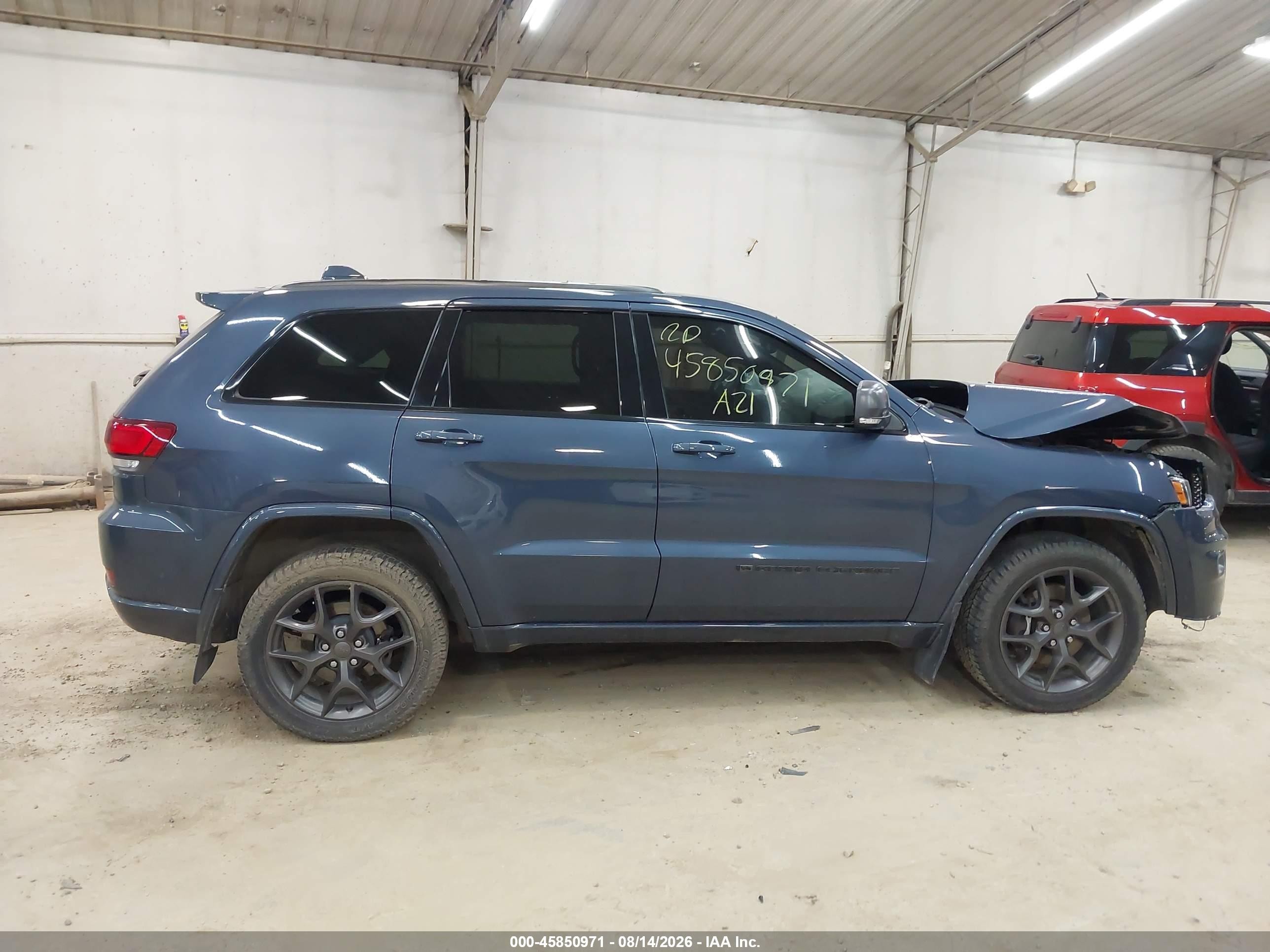 2021 Jeep Grand Cherokee 80th Anniversary 4x4 Blue vin: 1C4RJFBG0MC732439