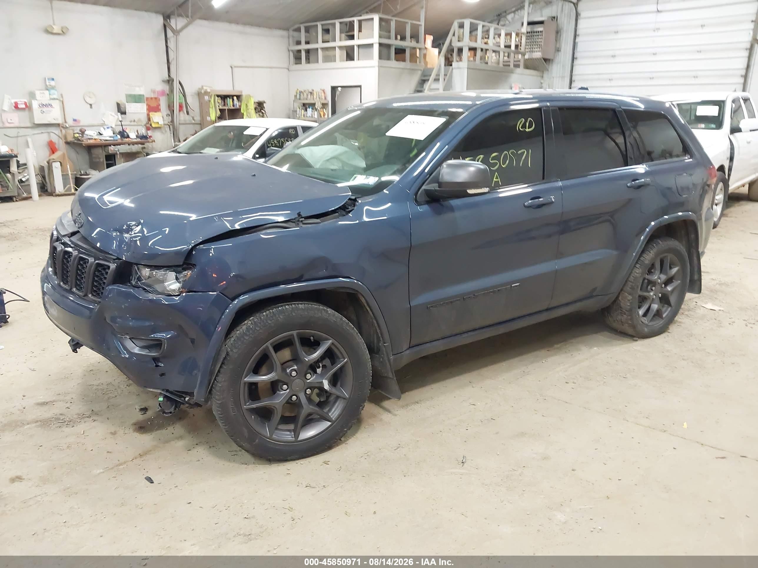 2021 Jeep Grand Cherokee 80th Anniversary 4x4 Blue vin: 1C4RJFBG0MC732439