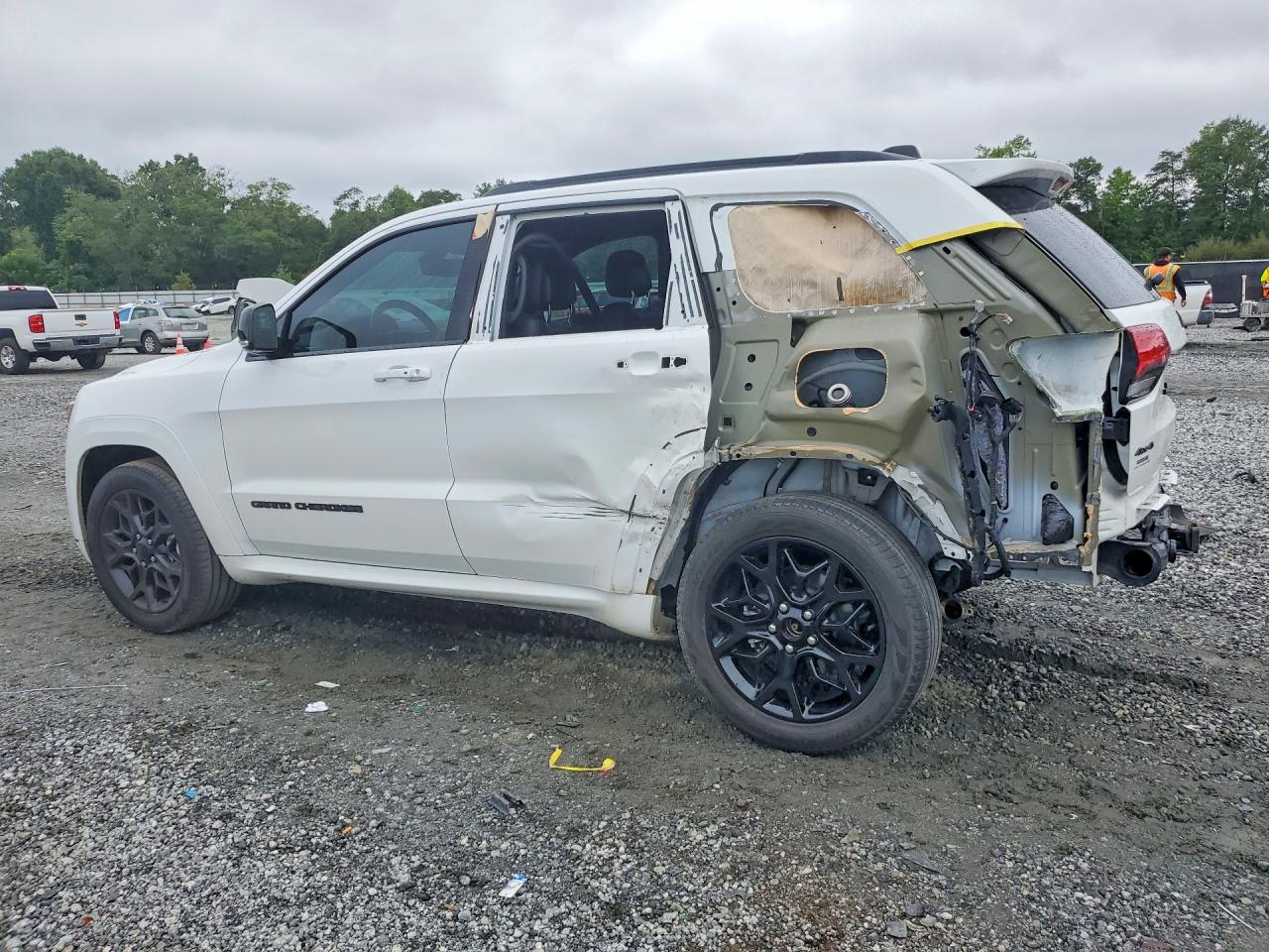 2021 Jeep Grand Cherokee Limited White vin: 1C4RJFBG0MC829950