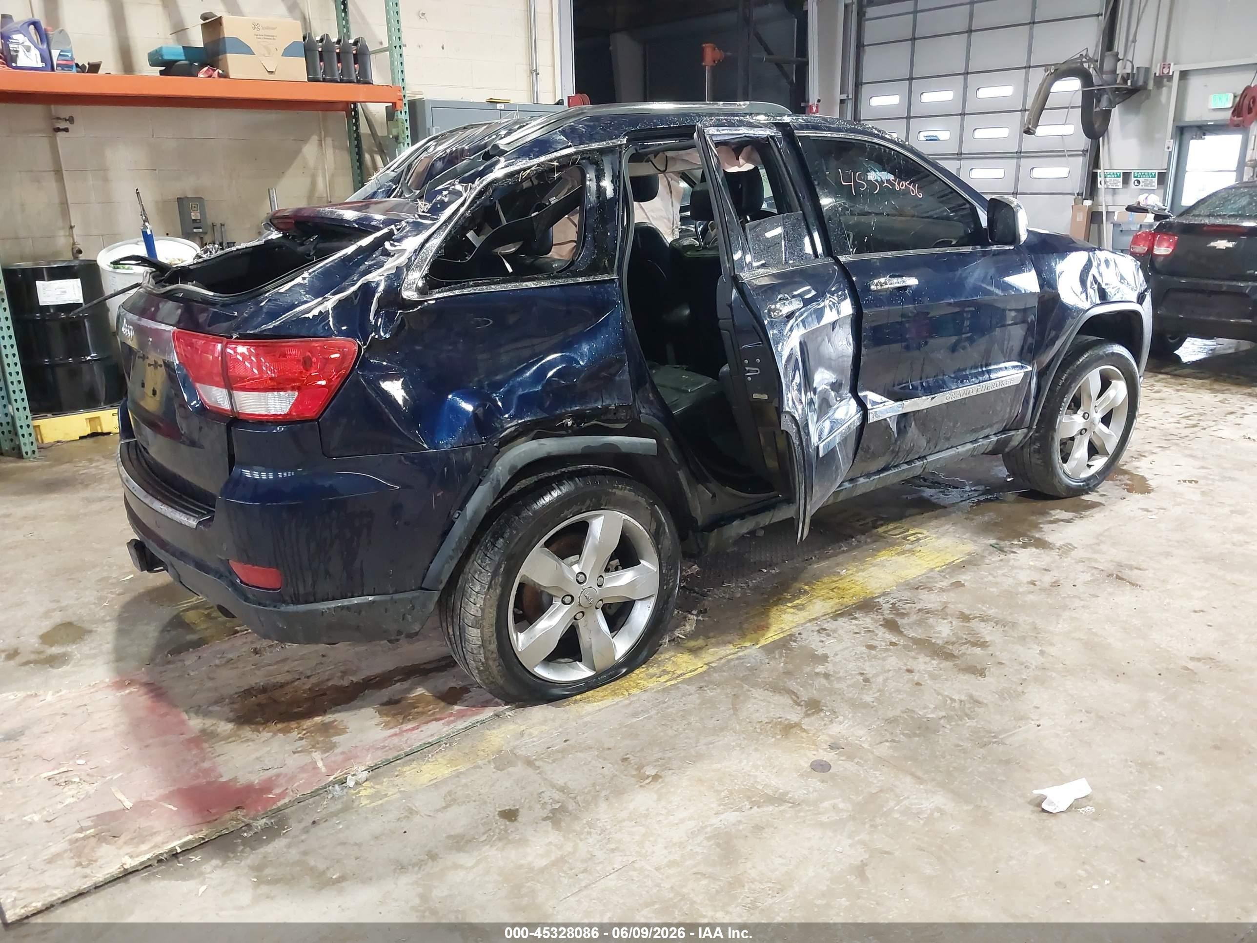2012 Jeep Grand Cherokee Limited Blue vin: 1C4RJFBG1CC231638