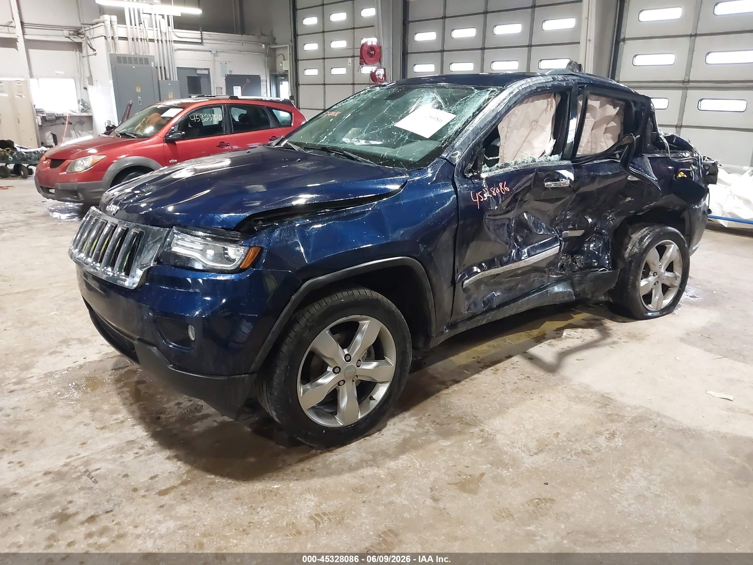 2012 Jeep Grand Cherokee Limited Blue vin: 1C4RJFBG1CC231638