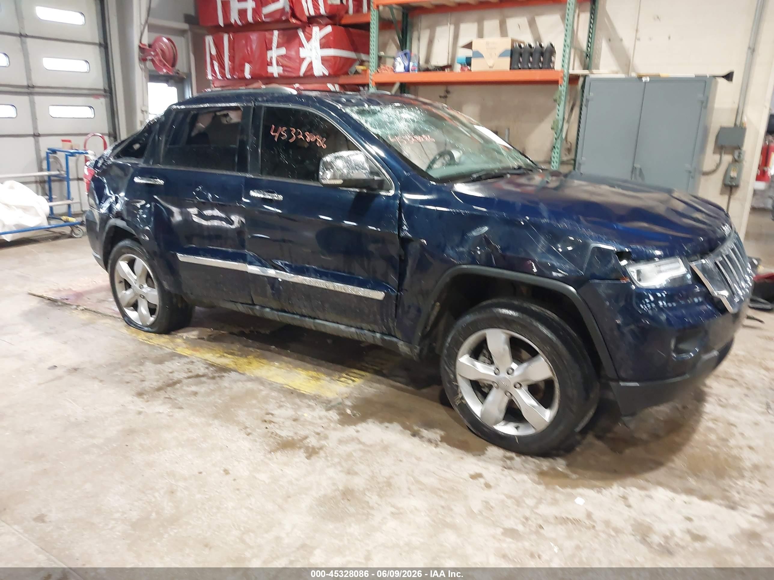 2012 Jeep Grand Cherokee Limited Blue vin: 1C4RJFBG1CC231638