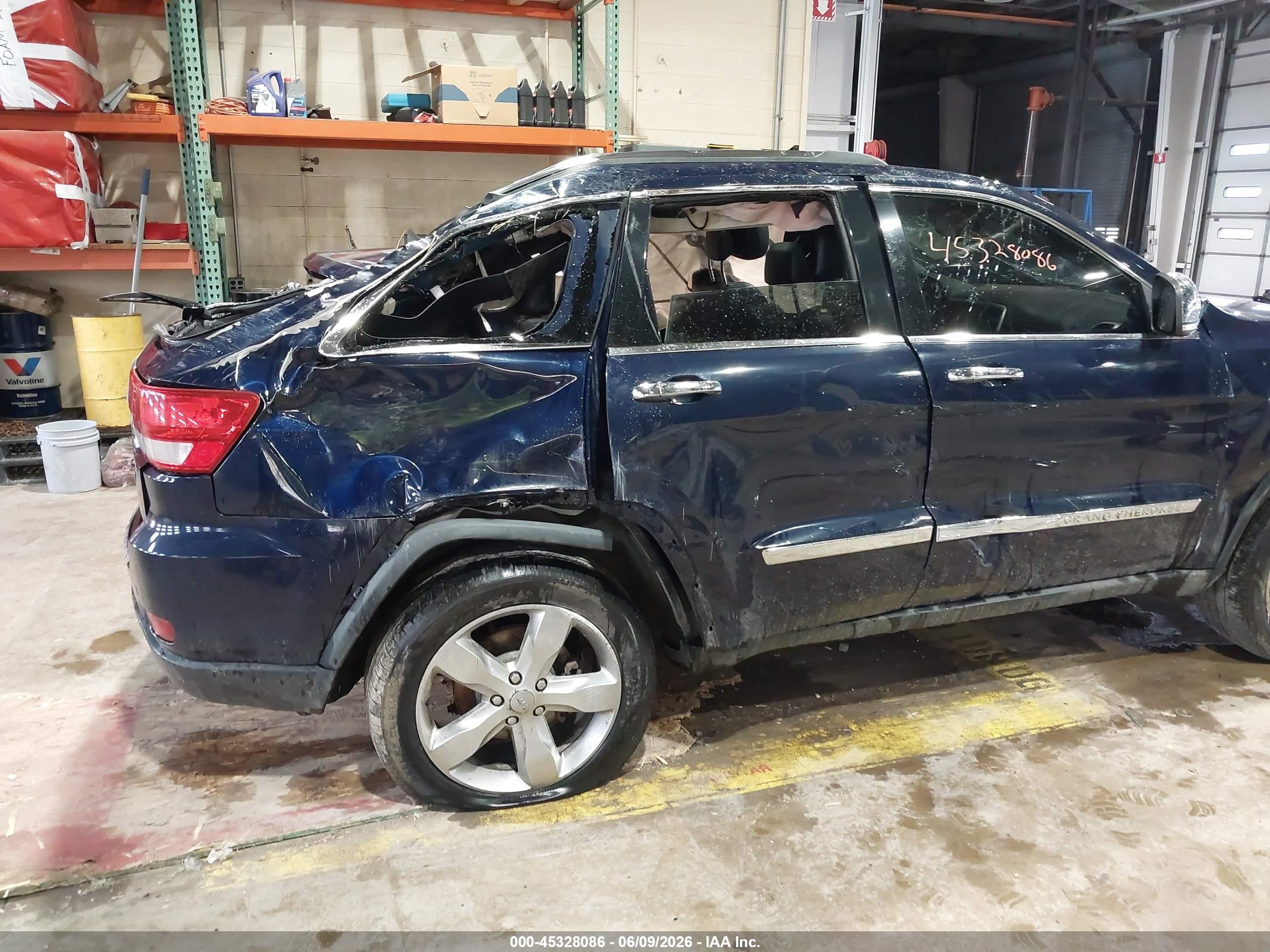 2012 Jeep Grand Cherokee Limited Blue vin: 1C4RJFBG1CC231638