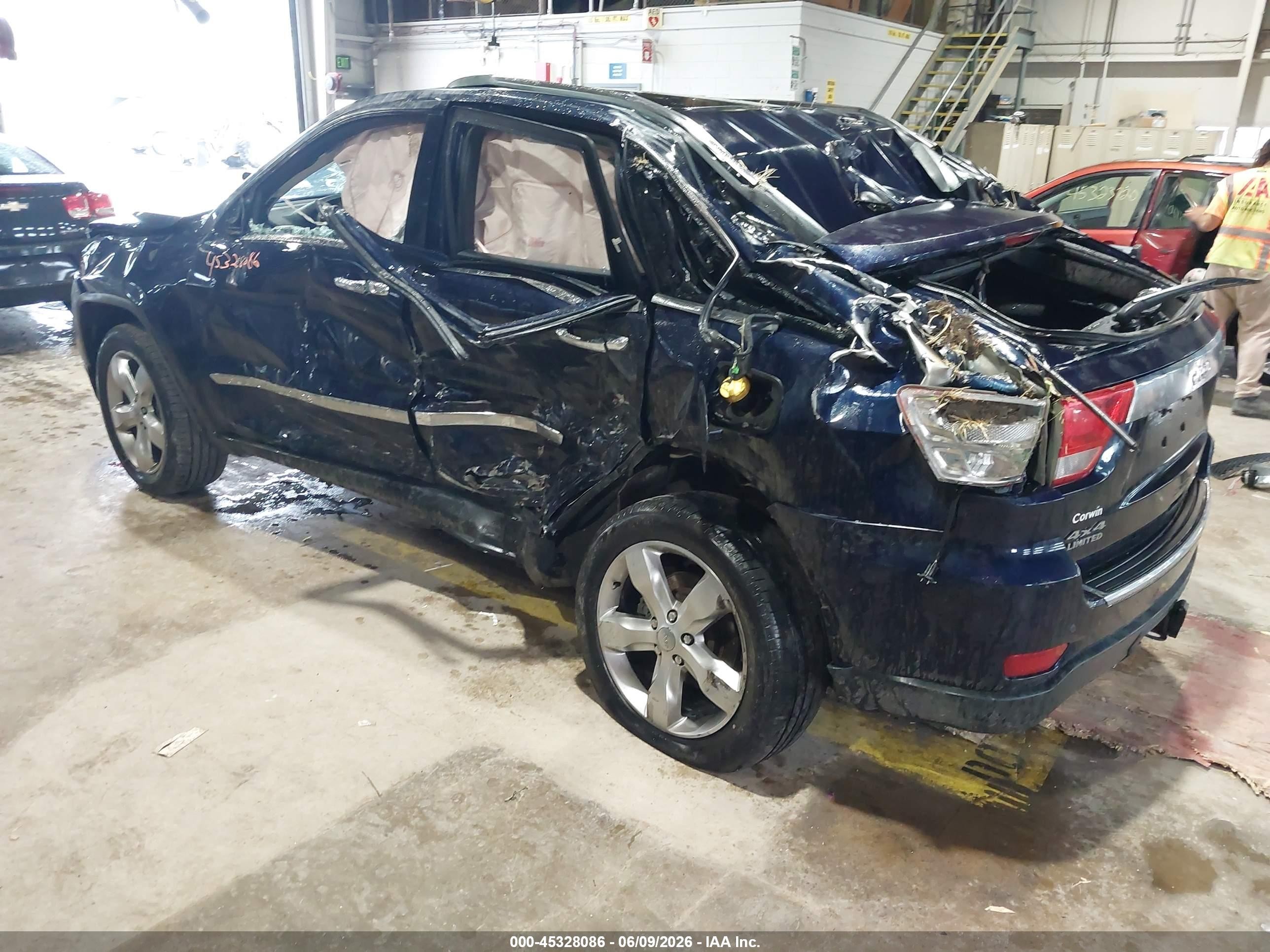 2012 Jeep Grand Cherokee Limited Blue vin: 1C4RJFBG1CC231638