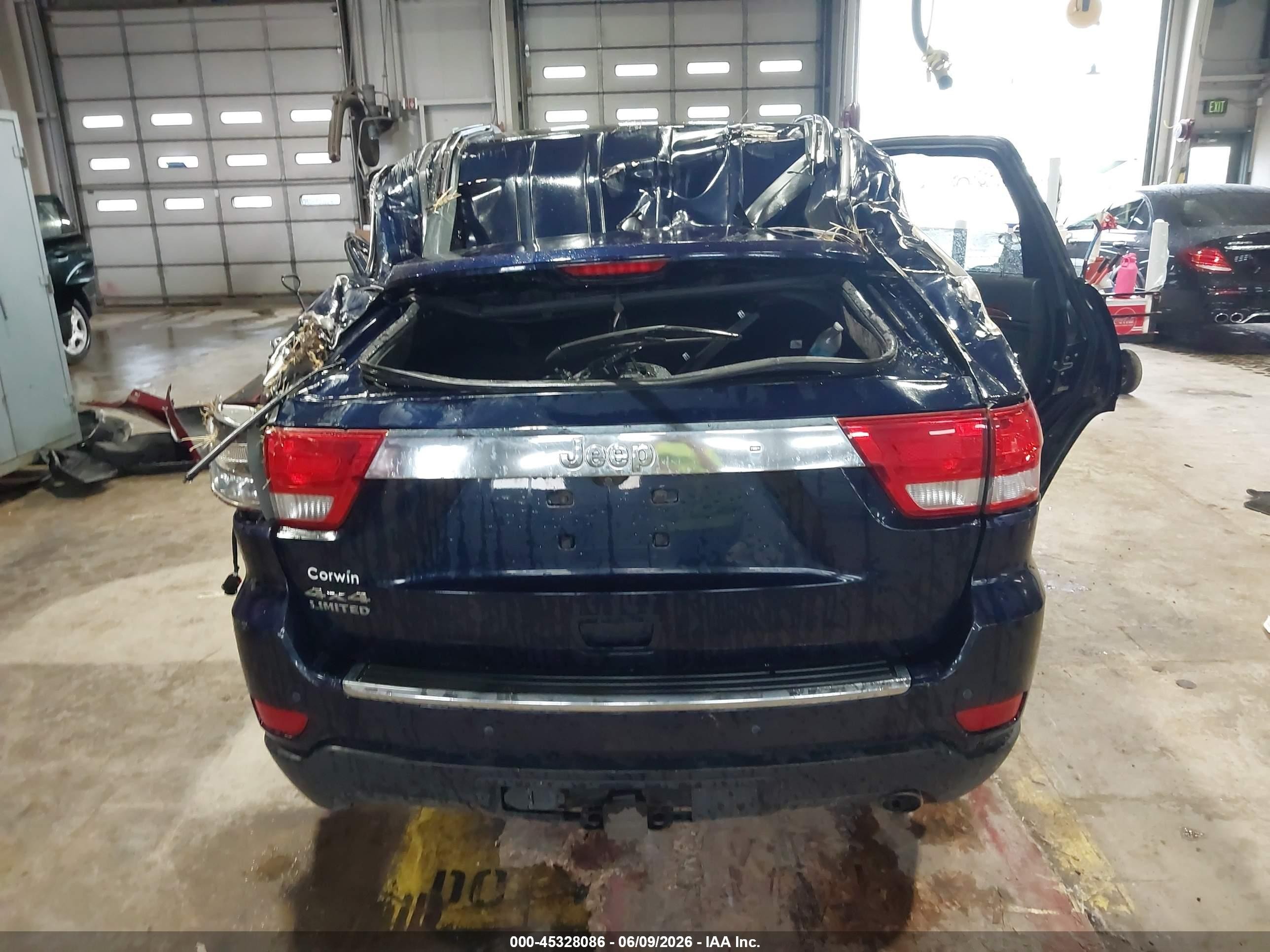 2012 Jeep Grand Cherokee Limited Blue vin: 1C4RJFBG1CC231638