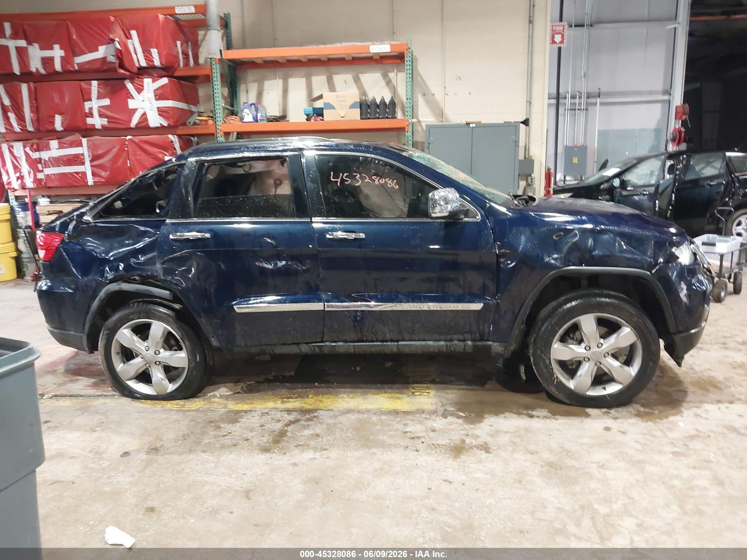 2012 Jeep Grand Cherokee Limited Blue vin: 1C4RJFBG1CC231638