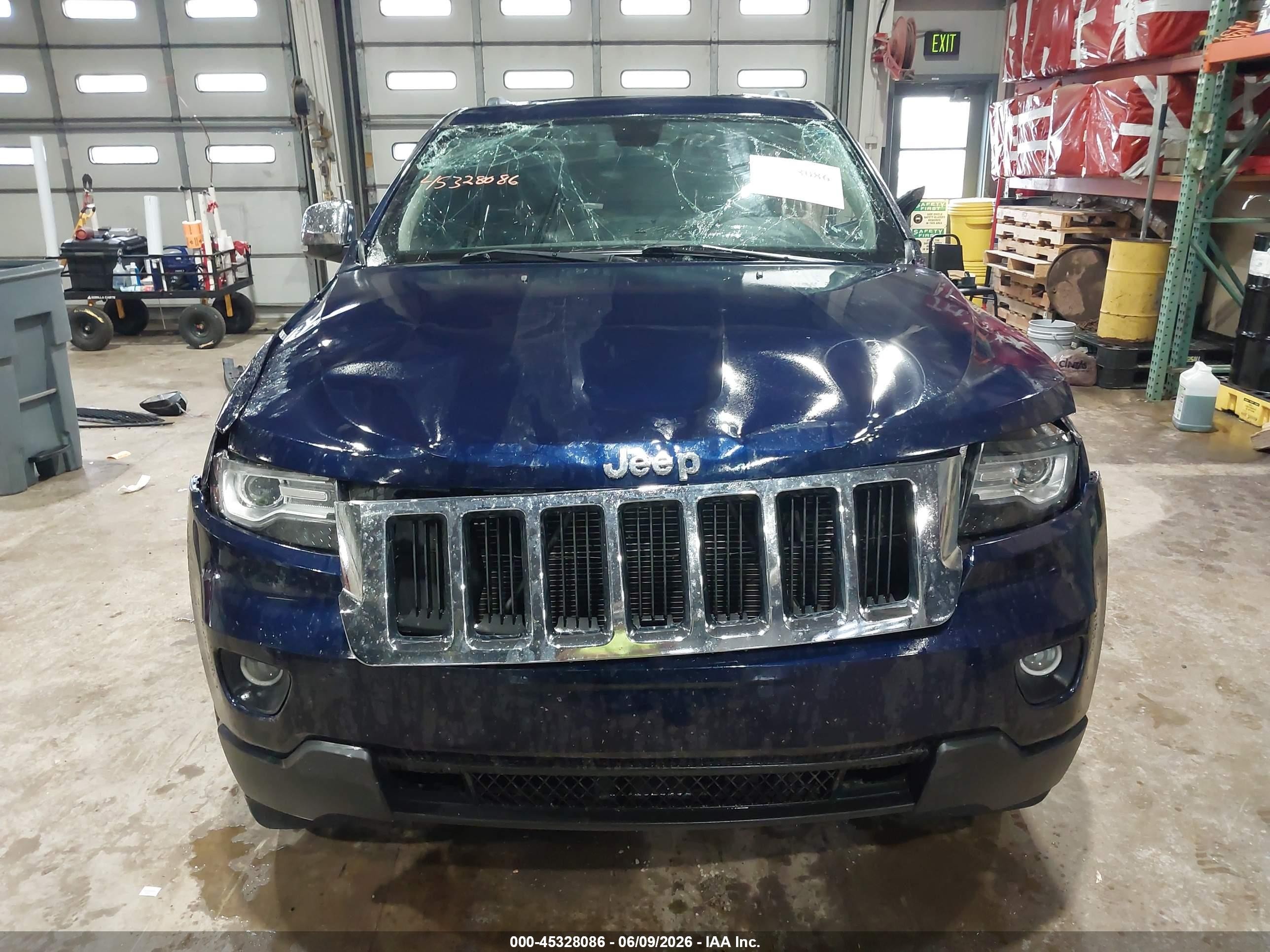 2012 Jeep Grand Cherokee Limited Blue vin: 1C4RJFBG1CC231638