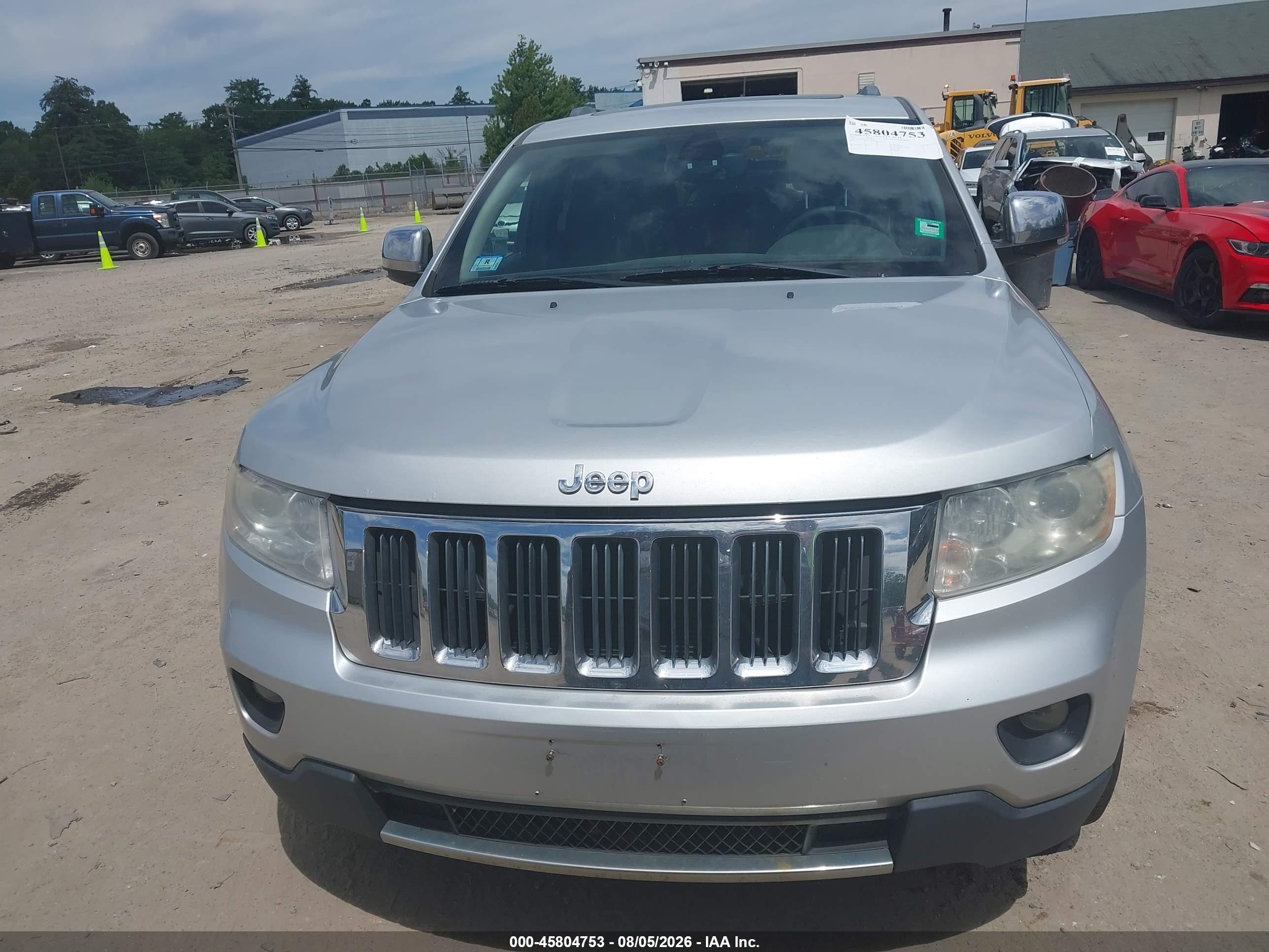 2012 Jeep Grand Cherokee Limited Silver vin: 1C4RJFBG1CC268317