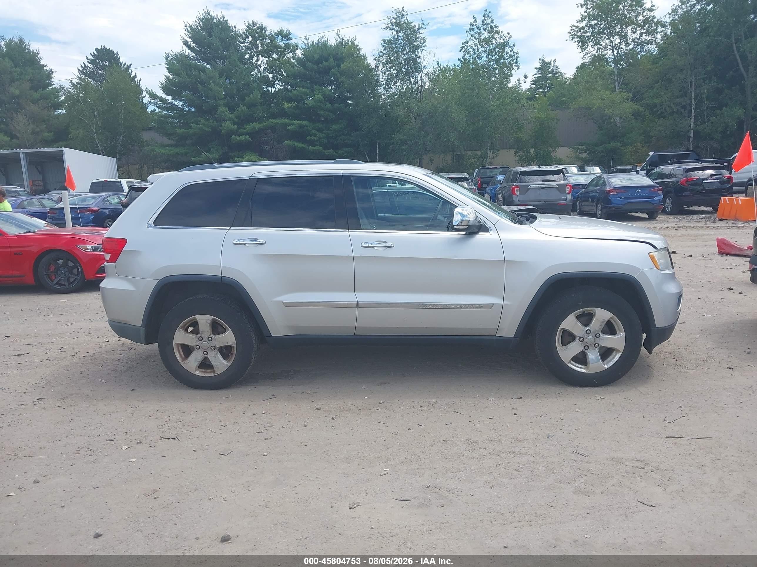 2012 Jeep Grand Cherokee Limited Silver vin: 1C4RJFBG1CC268317
