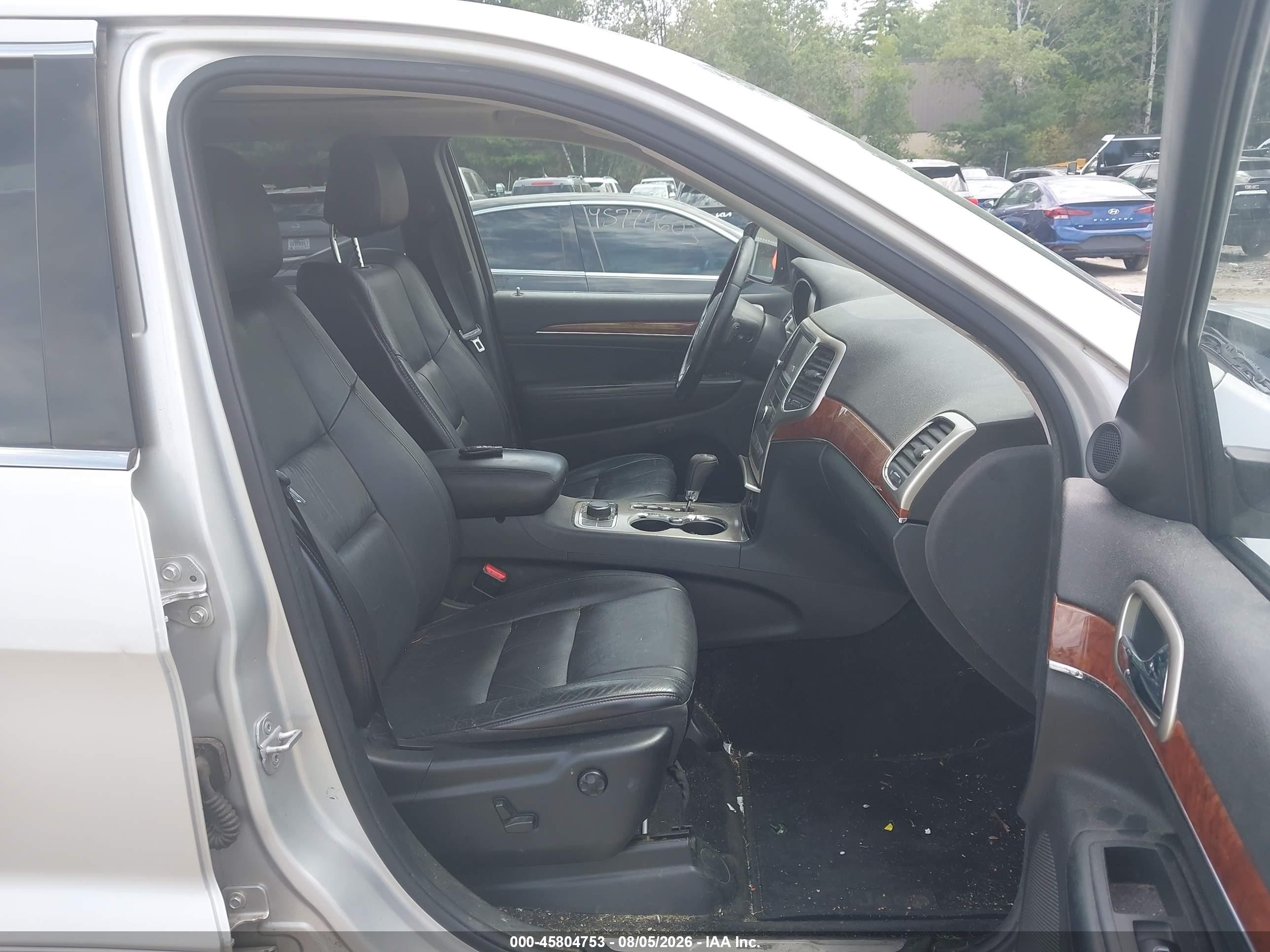 2012 Jeep Grand Cherokee Limited Silver vin: 1C4RJFBG1CC268317