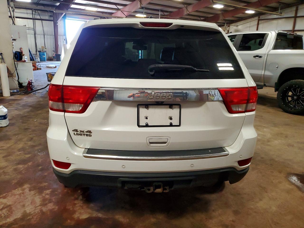 2013 Jeep Grand Cherokee Limited White vin: 1C4RJFBG1DC544688