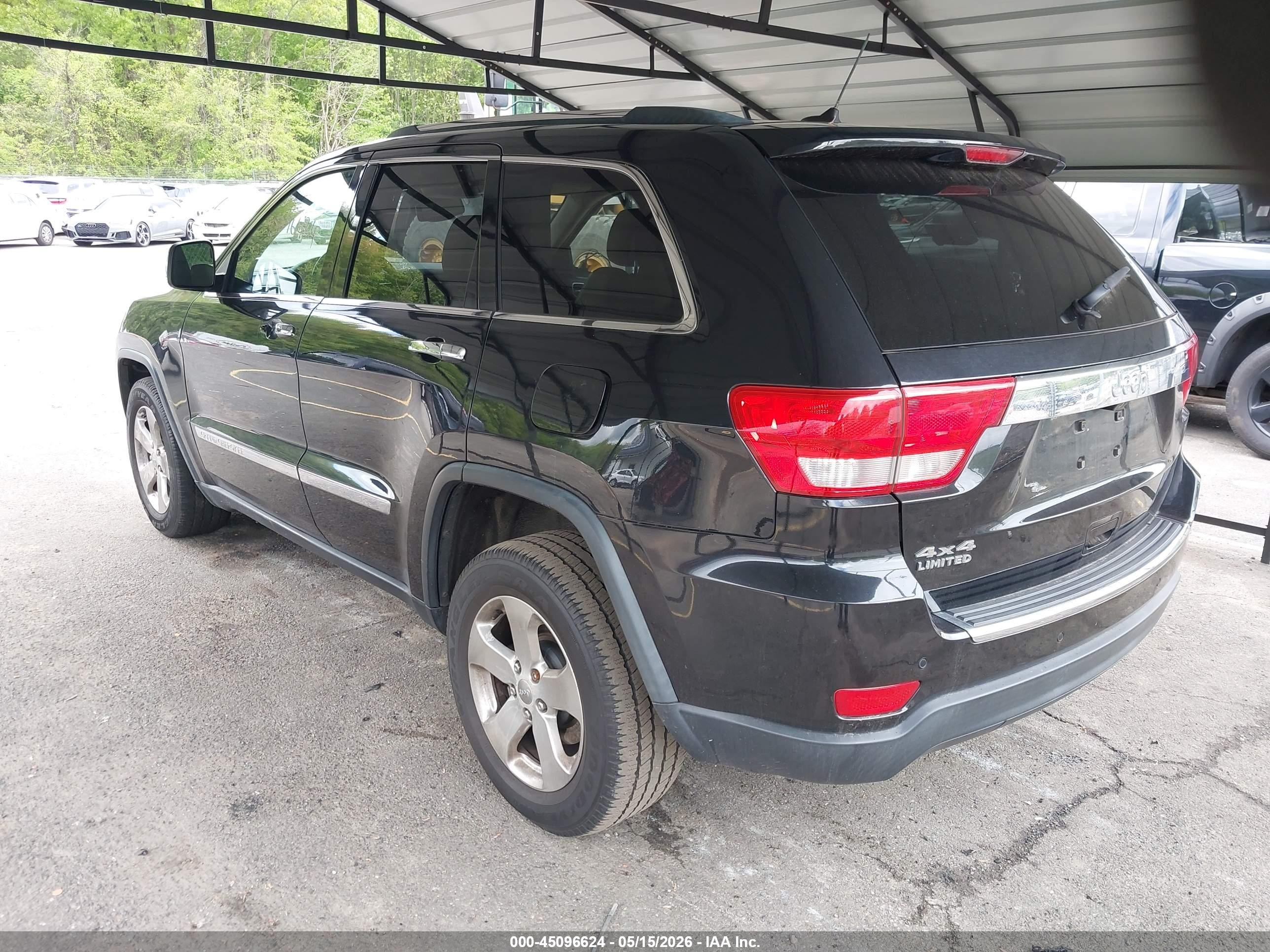 2013 Jeep Grand Cherokee Limited Черный vin: 1C4RJFBG1DC568294