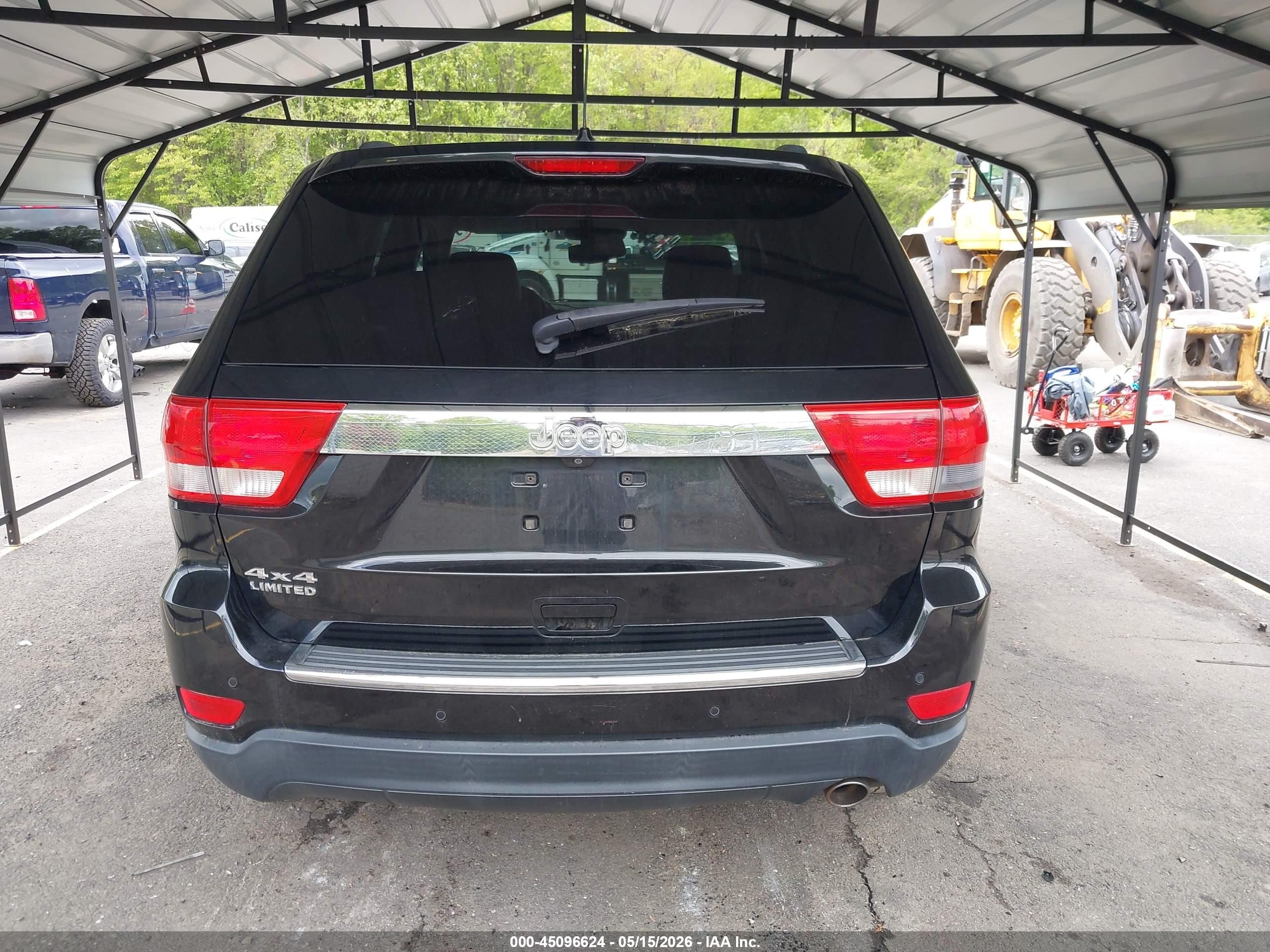 2013 Jeep Grand Cherokee Limited Черный vin: 1C4RJFBG1DC568294