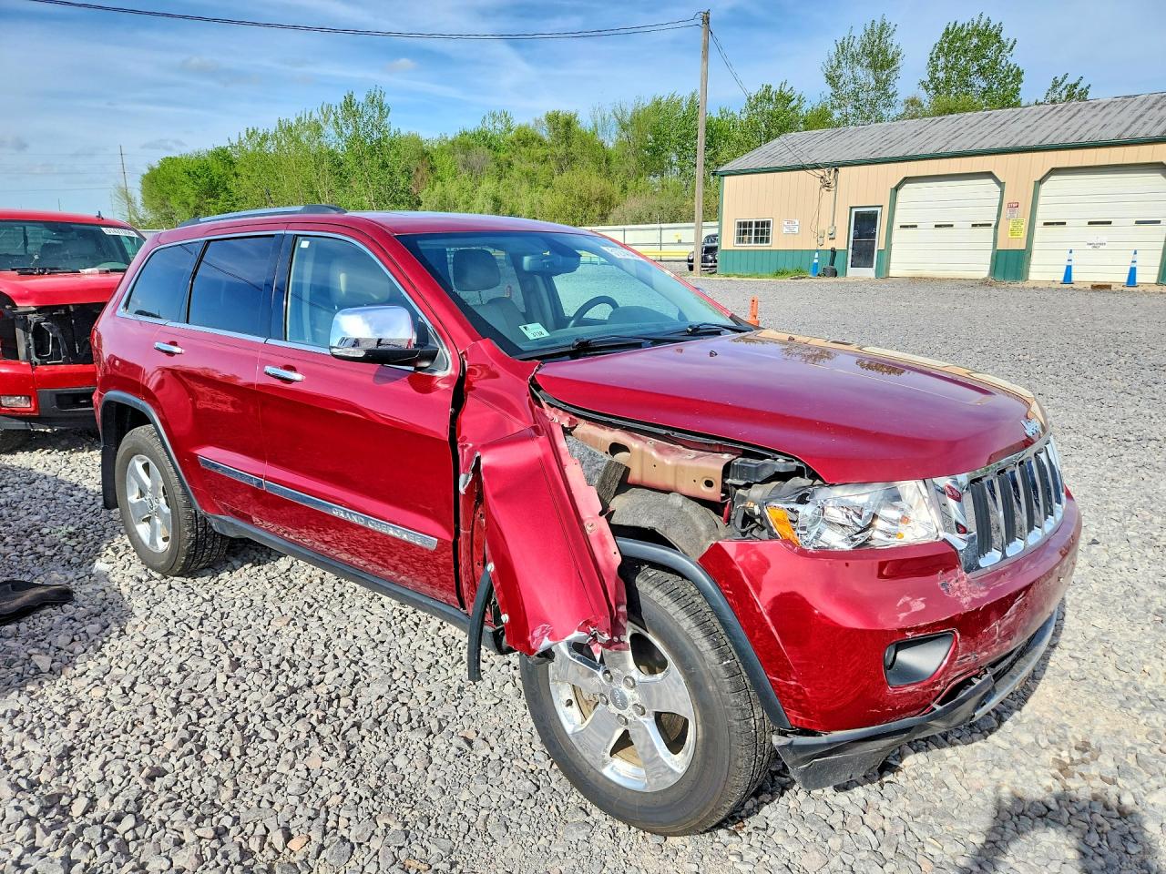 2013 Jeep Grand Cherokee Limited Red vin: 1C4RJFBG1DC633113