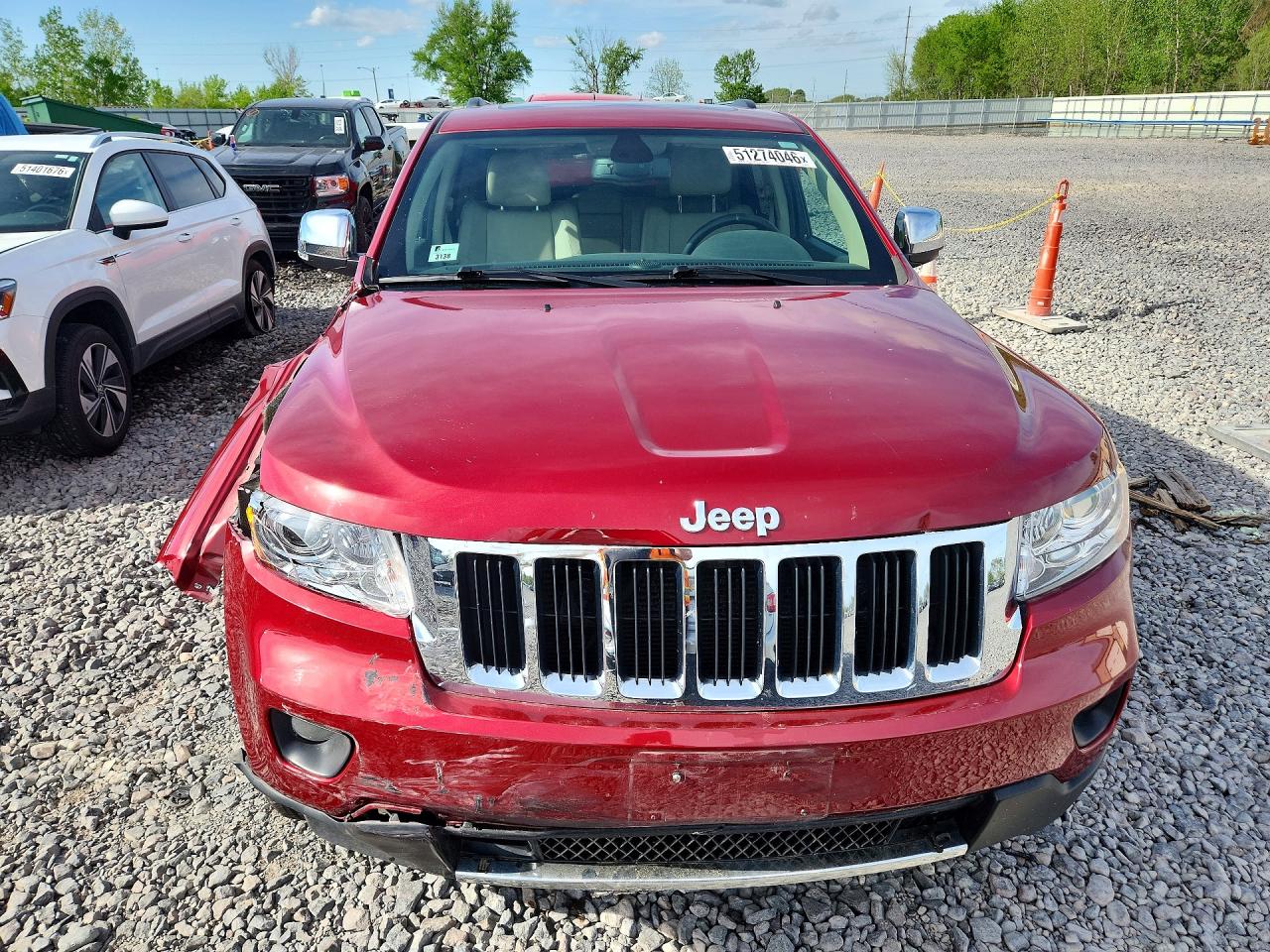 2013 Jeep Grand Cherokee Limited Red vin: 1C4RJFBG1DC633113