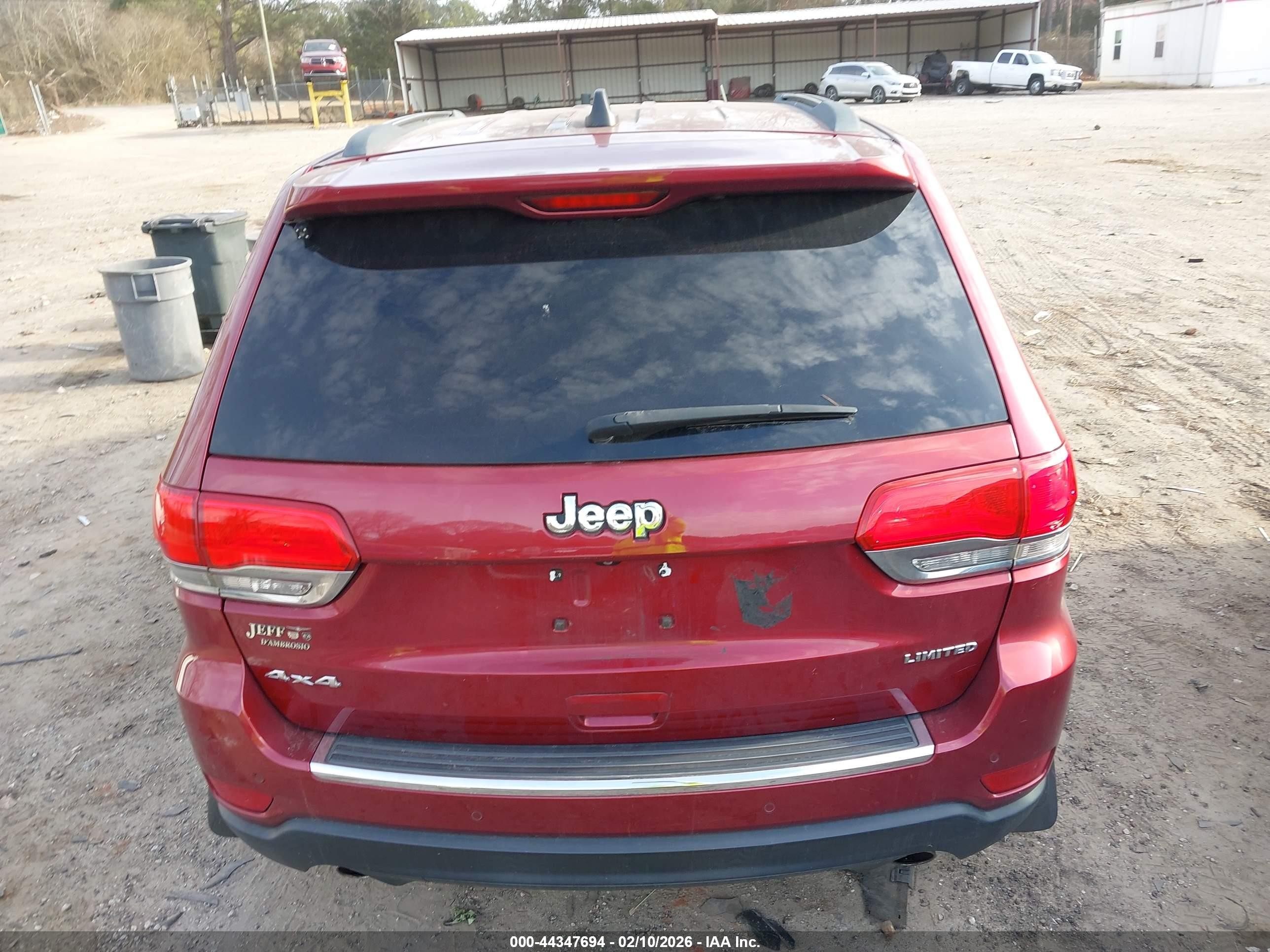 2014 Jeep Grand Cherokee Limited Red vin: 1C4RJFBG1EC101281
