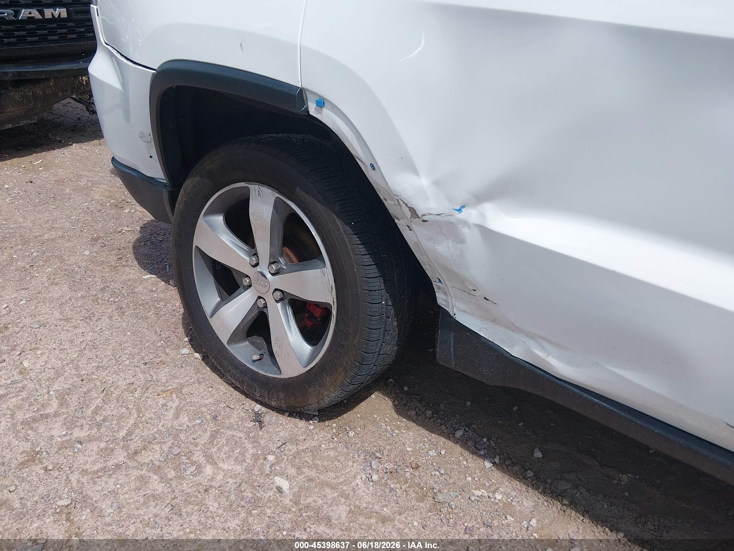 2014 Jeep Grand Cherokee Limited White vin: 1C4RJFBG1EC102446