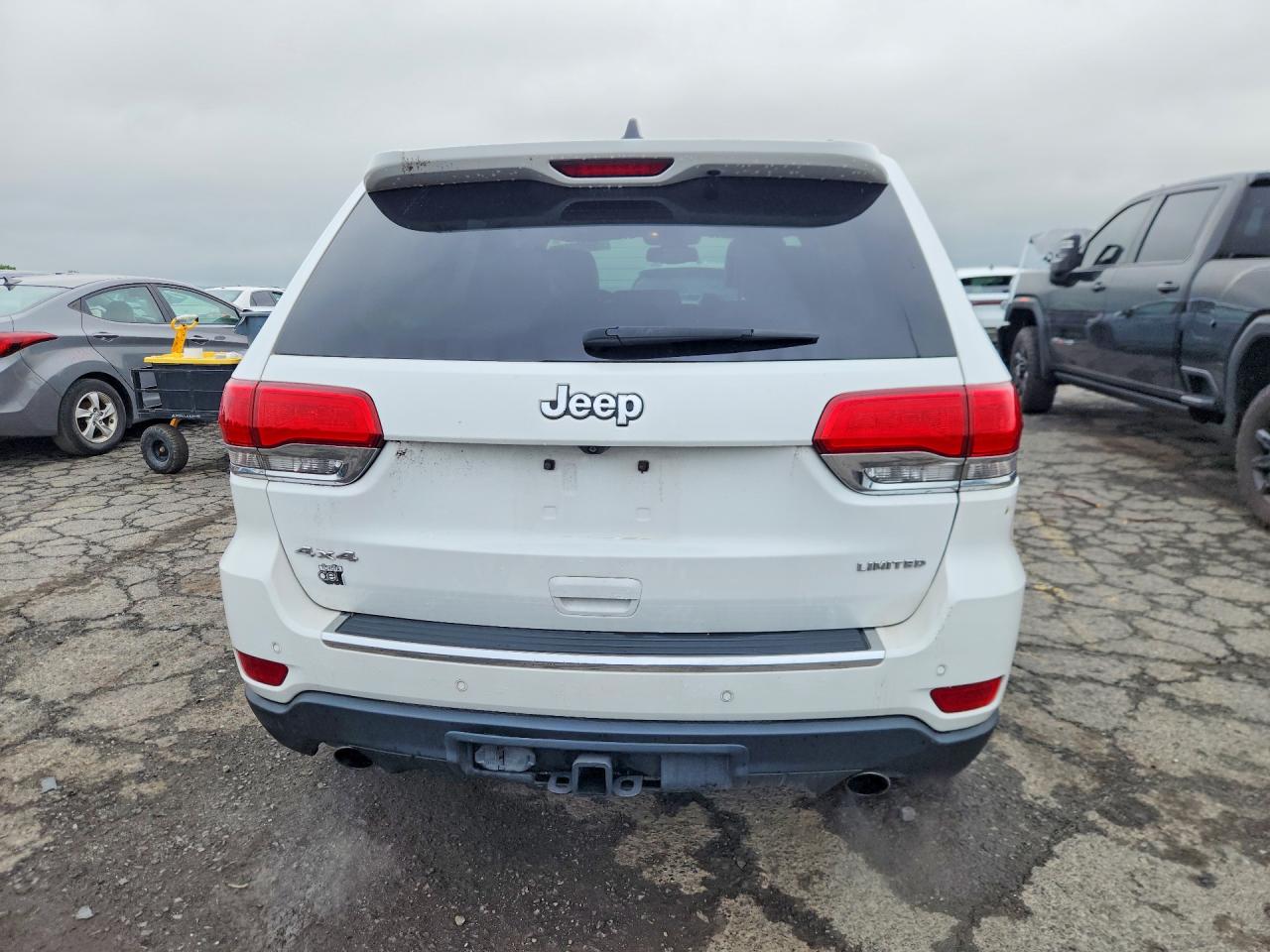 2014 Jeep Grand Cherokee Limited White vin: 1C4RJFBG1EC131493